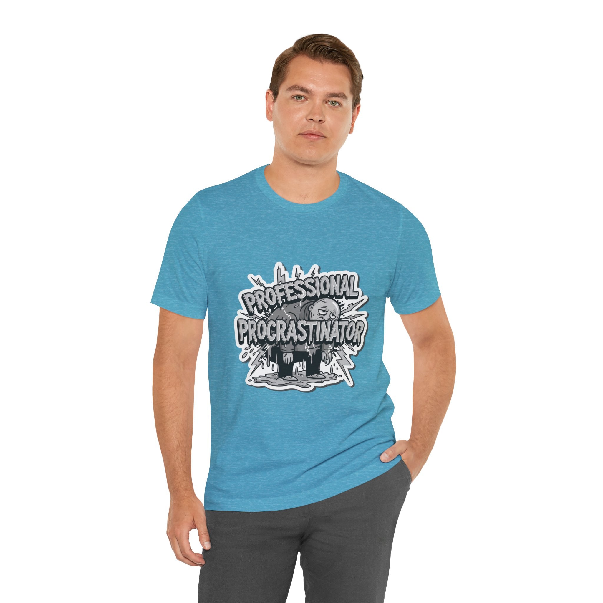 DIY Apparel | Professional Procrastinator T-Shirt — Funny Graphic Tee for Students & Office Workers