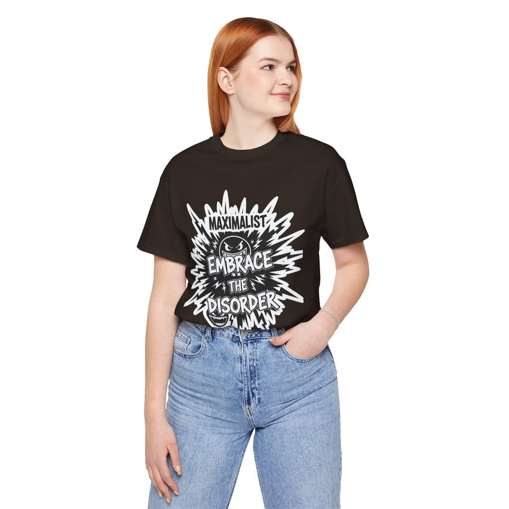 DIY Apparel | Embrace the Disorder T‑Shirt — Bold Maximalist Graphic Tee
