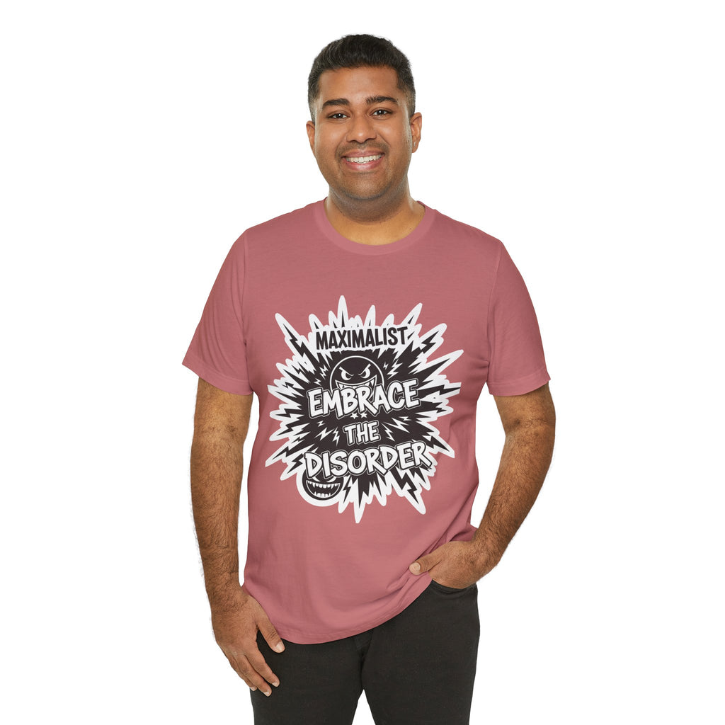 DIY Apparel | Embrace the Disorder T‑Shirt — Bold Maximalist Graphic Tee