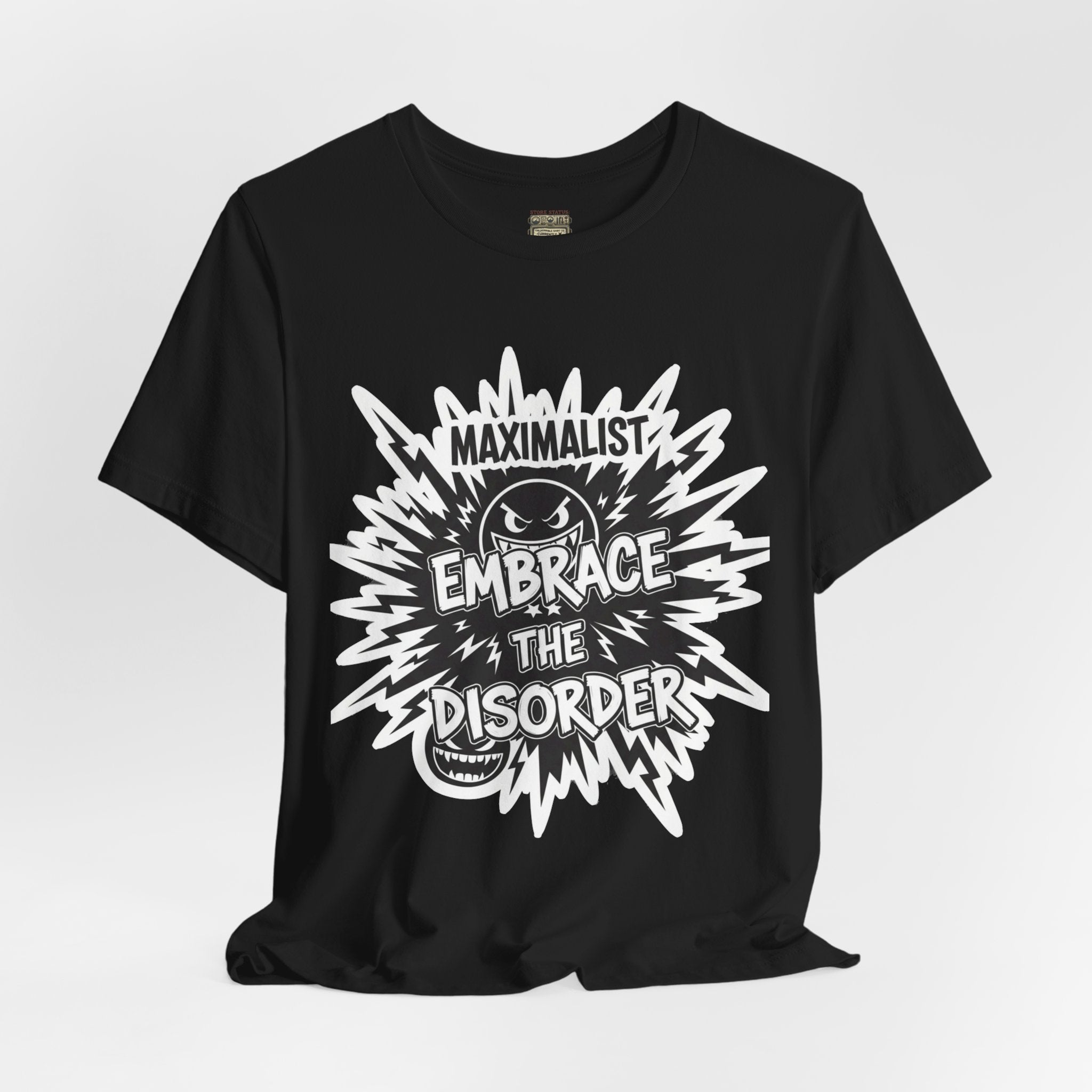 DIY Apparel | Embrace the Disorder T‑Shirt — Bold Maximalist Graphic Tee