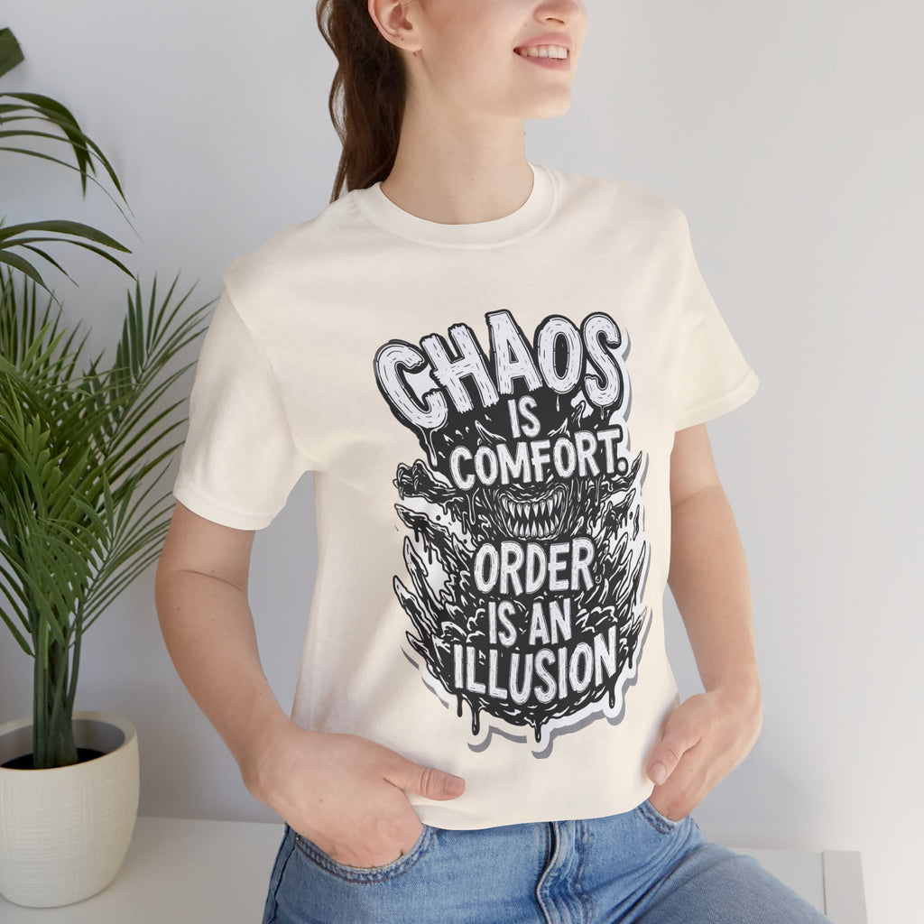 DIY apparel | Chaos Is Comfort Tee — Graphic Quote T-Shirt