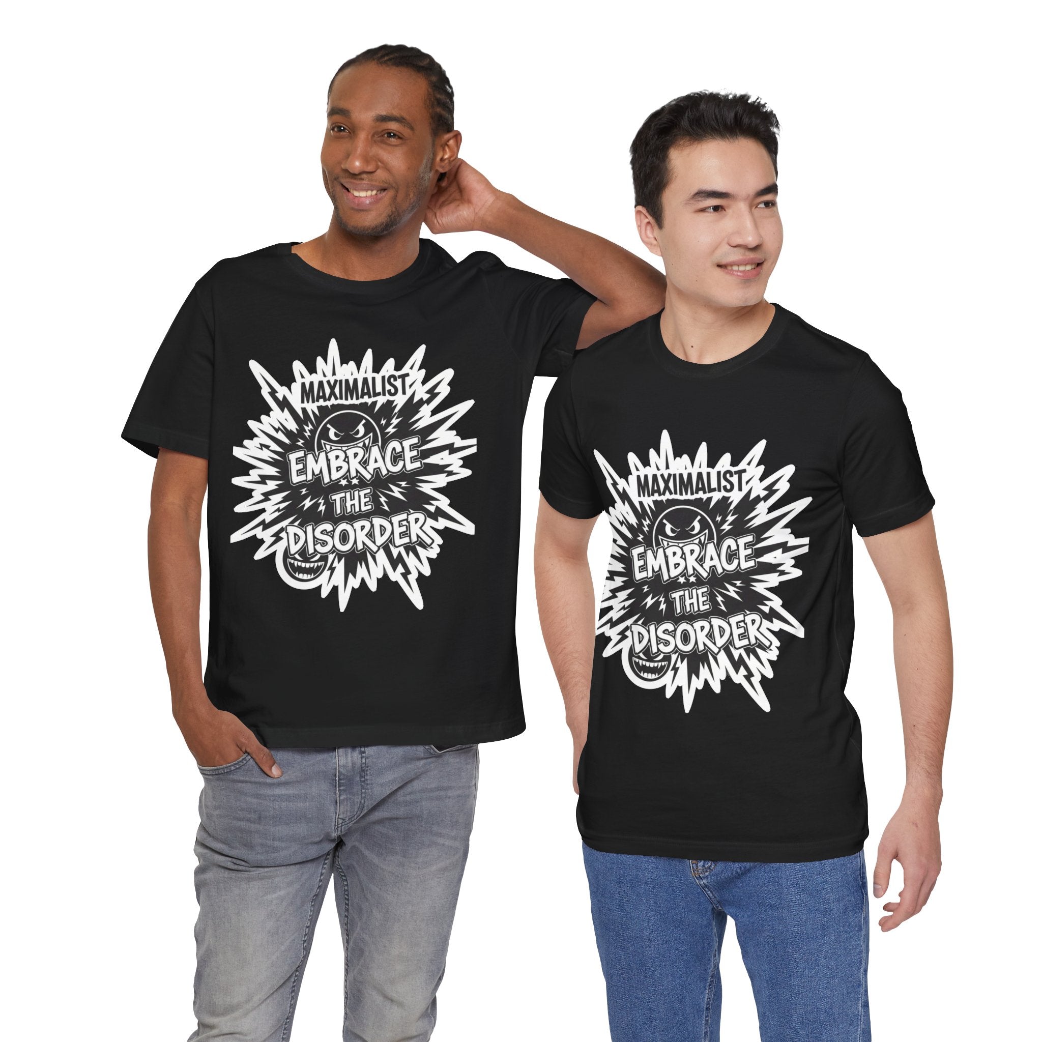 DIY Apparel | Embrace the Disorder T‑Shirt — Bold Maximalist Graphic Tee