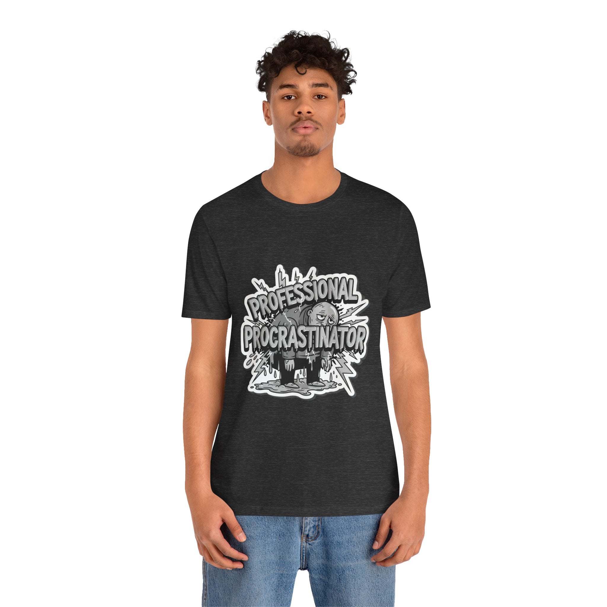 DIY Apparel | Professional Procrastinator T-Shirt — Funny Graphic Tee for Students & Office Workers