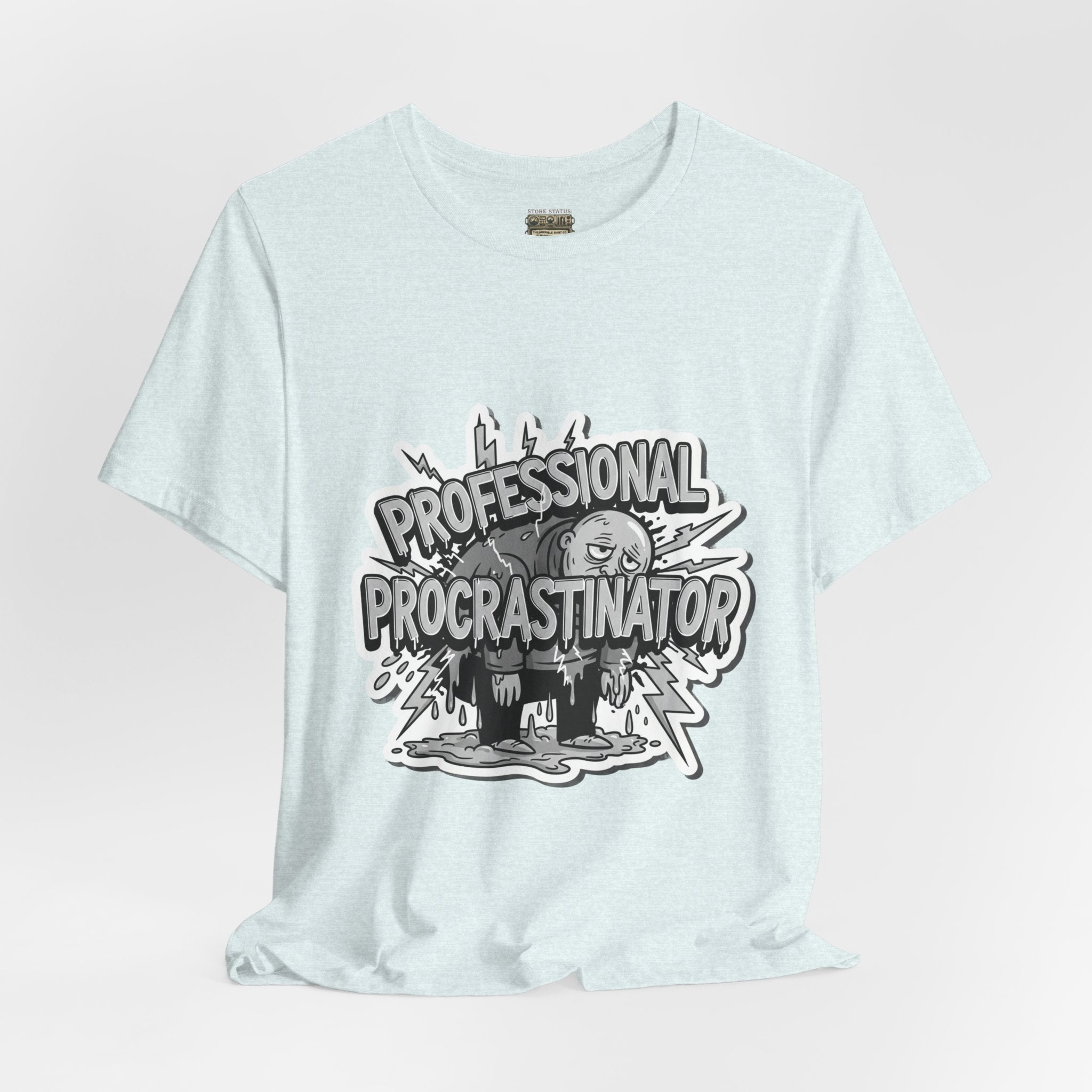 DIY Apparel | Professional Procrastinator T-Shirt — Funny Graphic Tee for Students & Office Workers