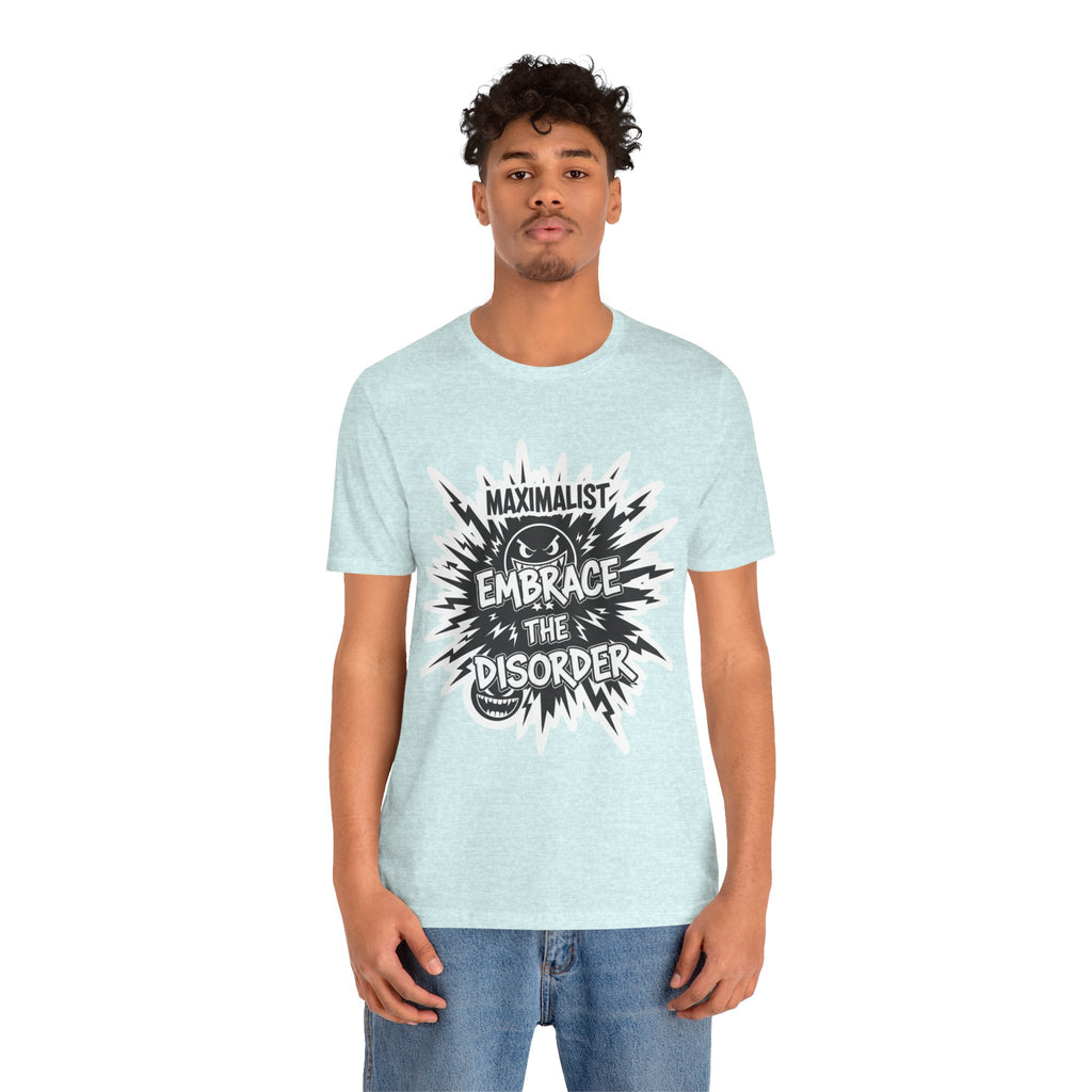 DIY Apparel | Embrace the Disorder T‑Shirt — Bold Maximalist Graphic Tee