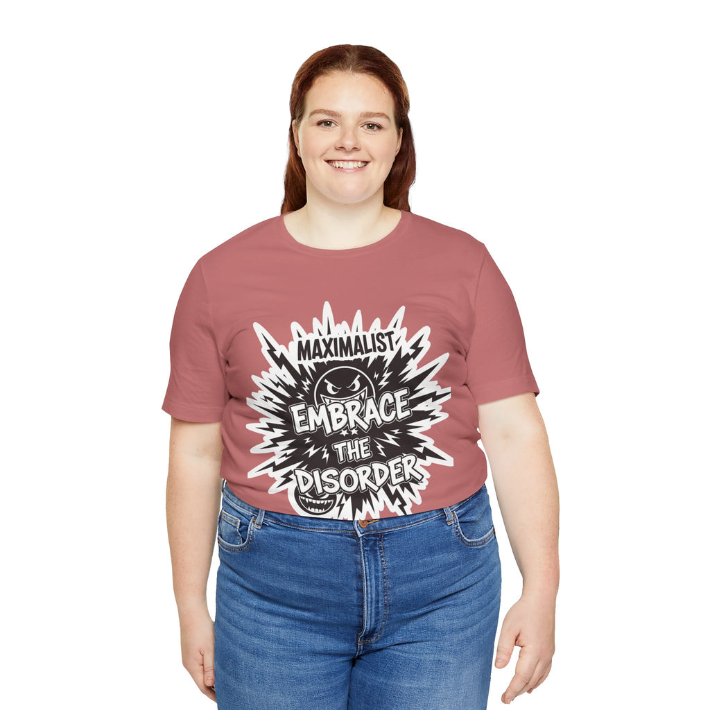 DIY Apparel | Embrace the Disorder T‑Shirt — Bold Maximalist Graphic Tee