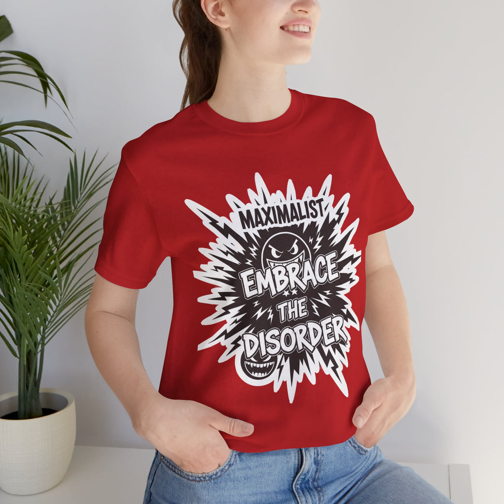 DIY Apparel | Embrace the Disorder T‑Shirt — Bold Maximalist Graphic Tee