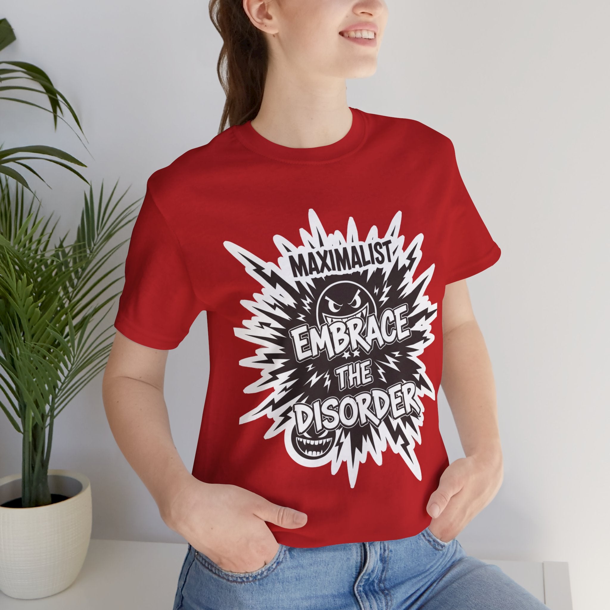 DIY Apparel | Embrace the Disorder T‑Shirt — Bold Maximalist Graphic Tee