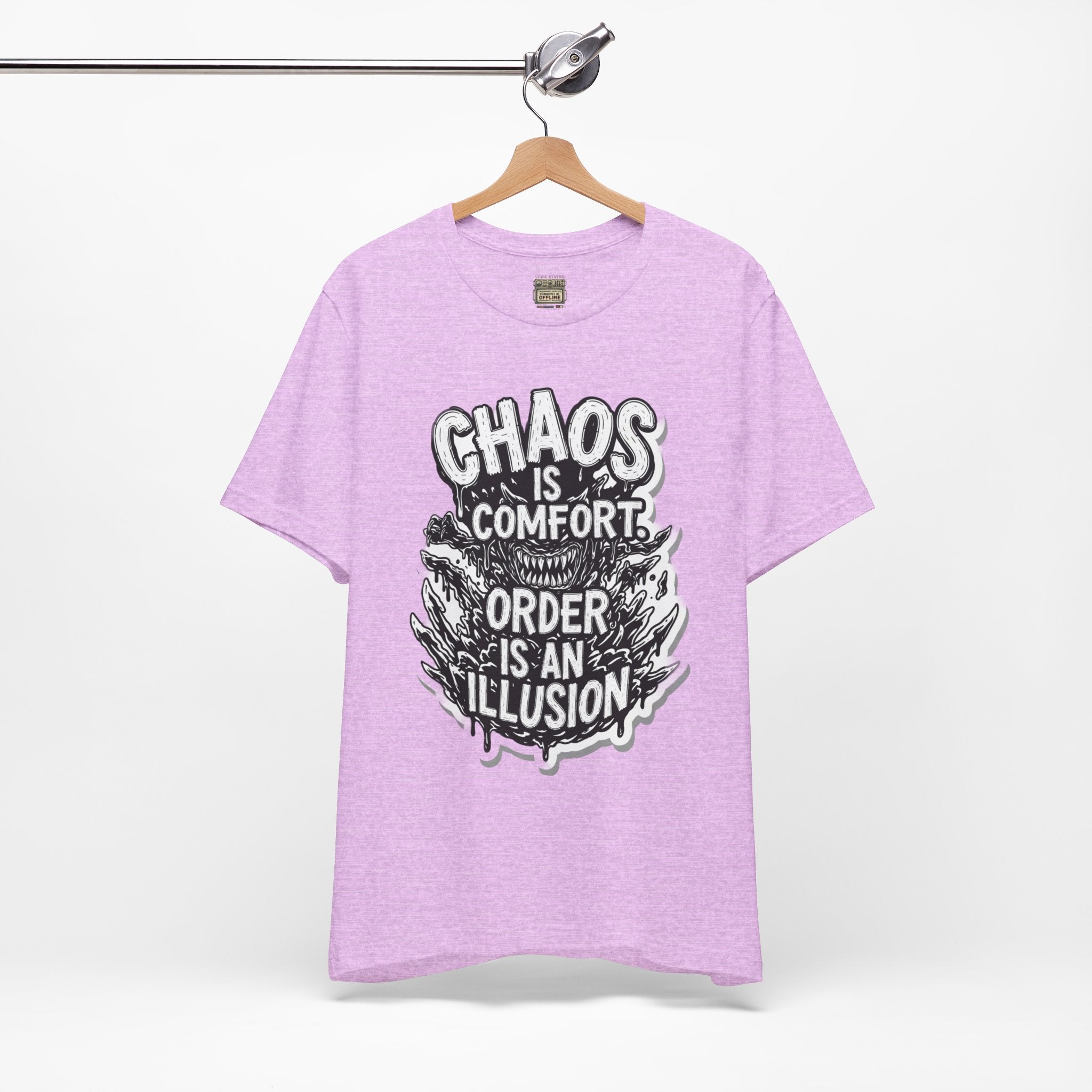 DIY apparel | Chaos Is Comfort Tee — Graphic Quote T-Shirt