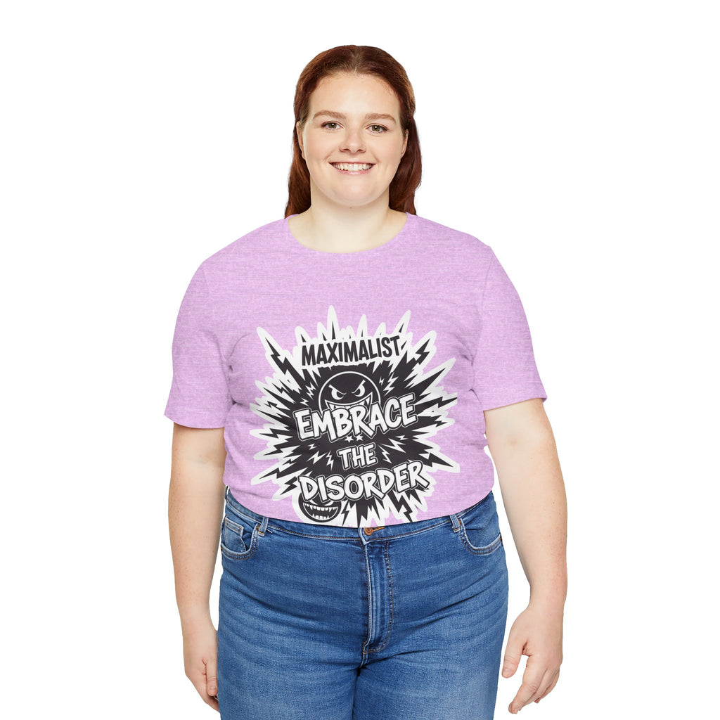 DIY Apparel | Embrace the Disorder T‑Shirt — Bold Maximalist Graphic Tee