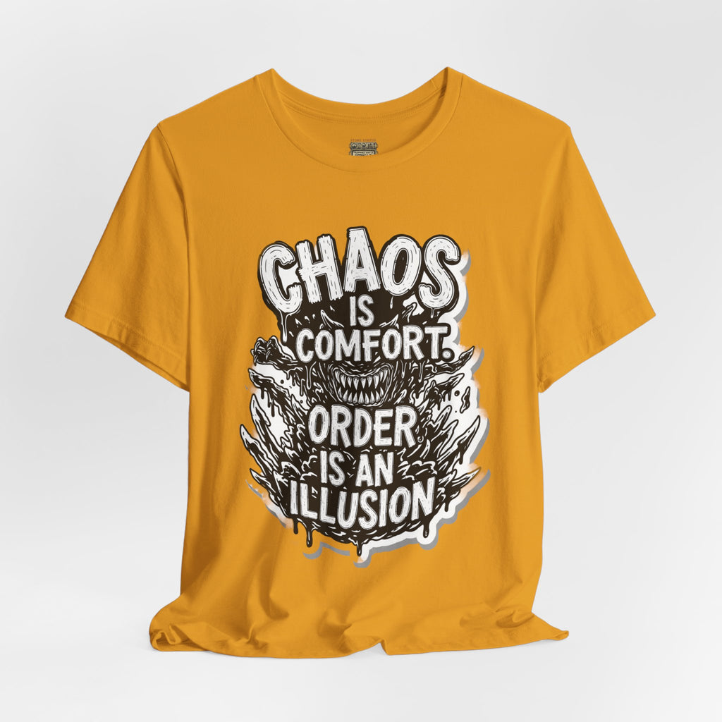 DIY apparel | Chaos Is Comfort Tee — Graphic Quote T-Shirt