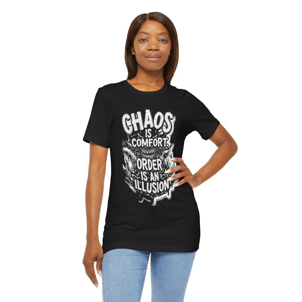 DIY apparel | Chaos Is Comfort Tee — Graphic Quote T-Shirt