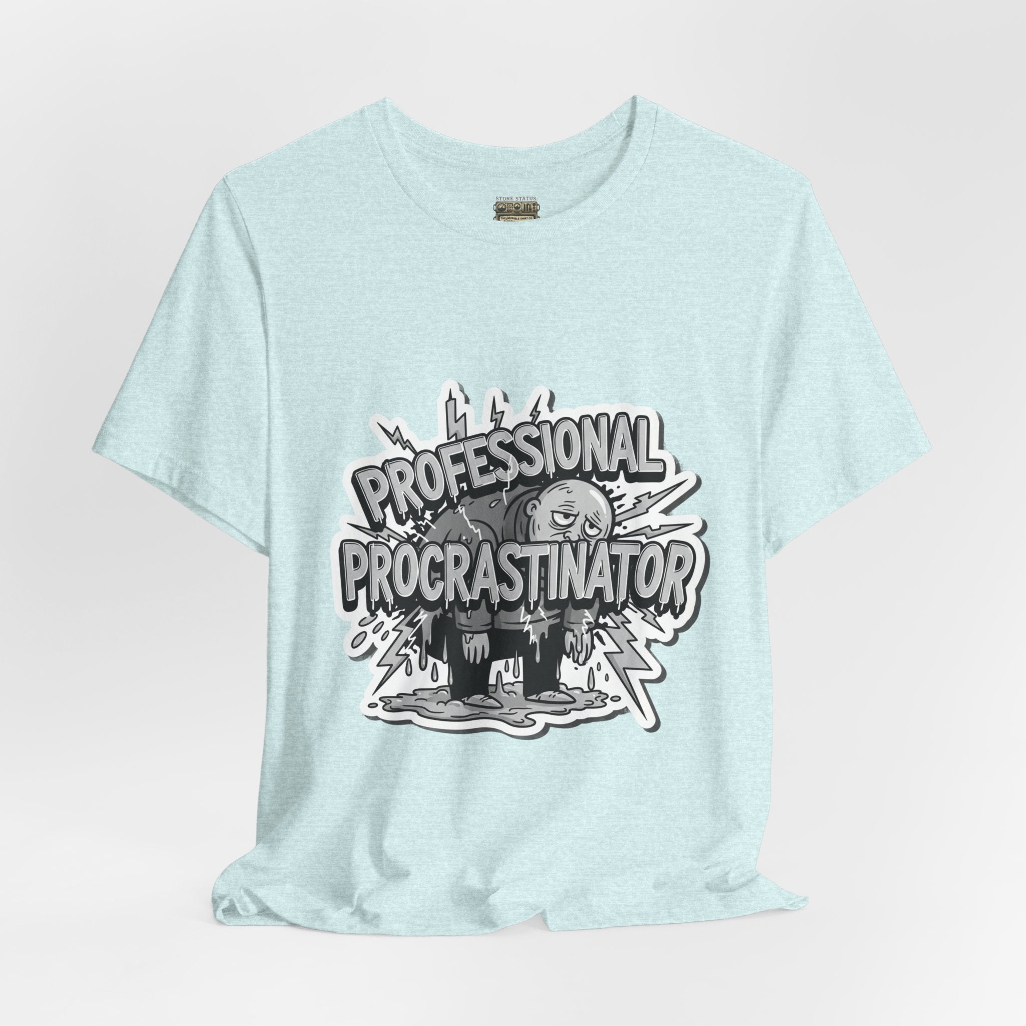DIY Apparel | Professional Procrastinator T-Shirt — Funny Graphic Tee for Students & Office Workers