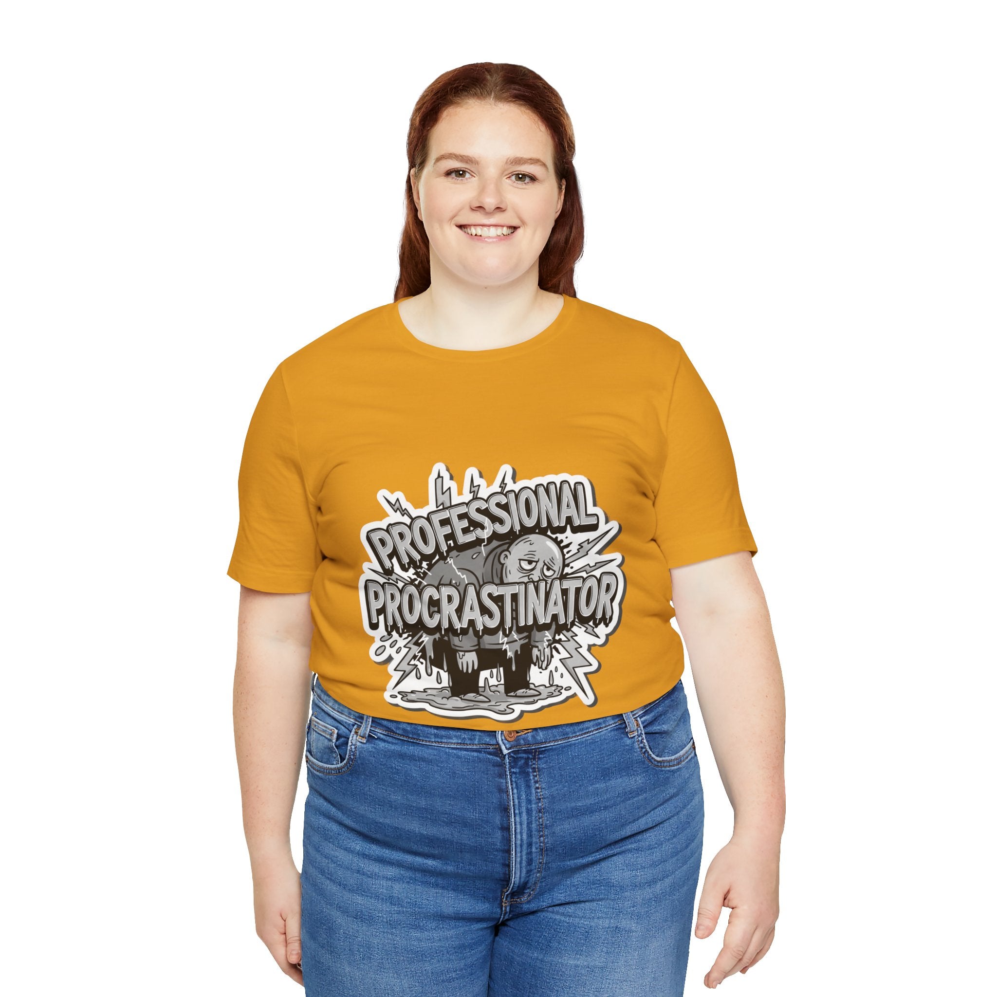 DIY Apparel | Professional Procrastinator T-Shirt — Funny Graphic Tee for Students & Office Workers