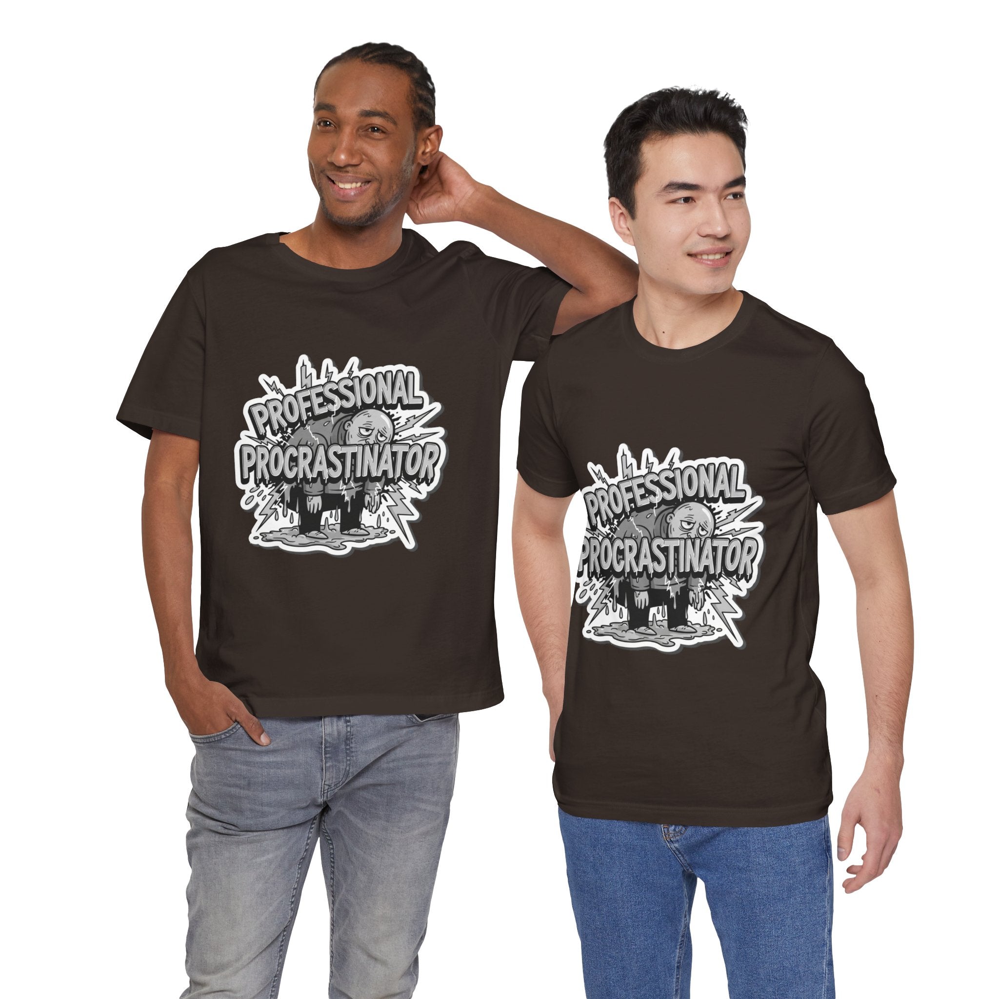 DIY Apparel | Professional Procrastinator T-Shirt — Funny Graphic Tee for Students & Office Workers