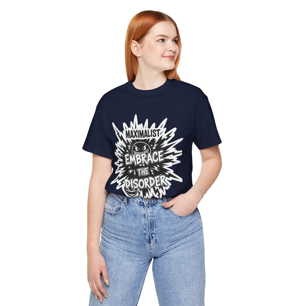 DIY Apparel | Embrace the Disorder T‑Shirt — Bold Maximalist Graphic Tee