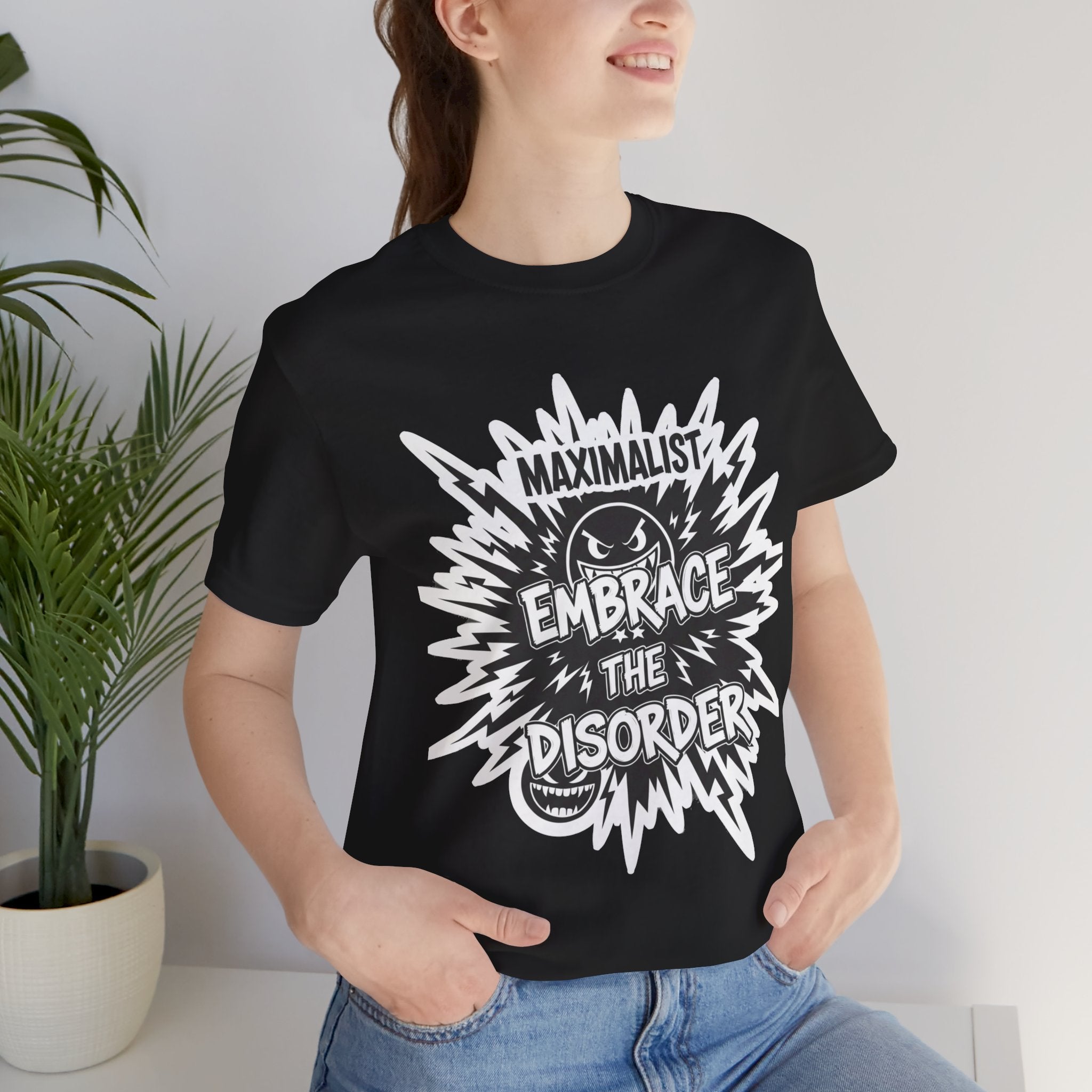 DIY Apparel | Embrace the Disorder T‑Shirt — Bold Maximalist Graphic Tee