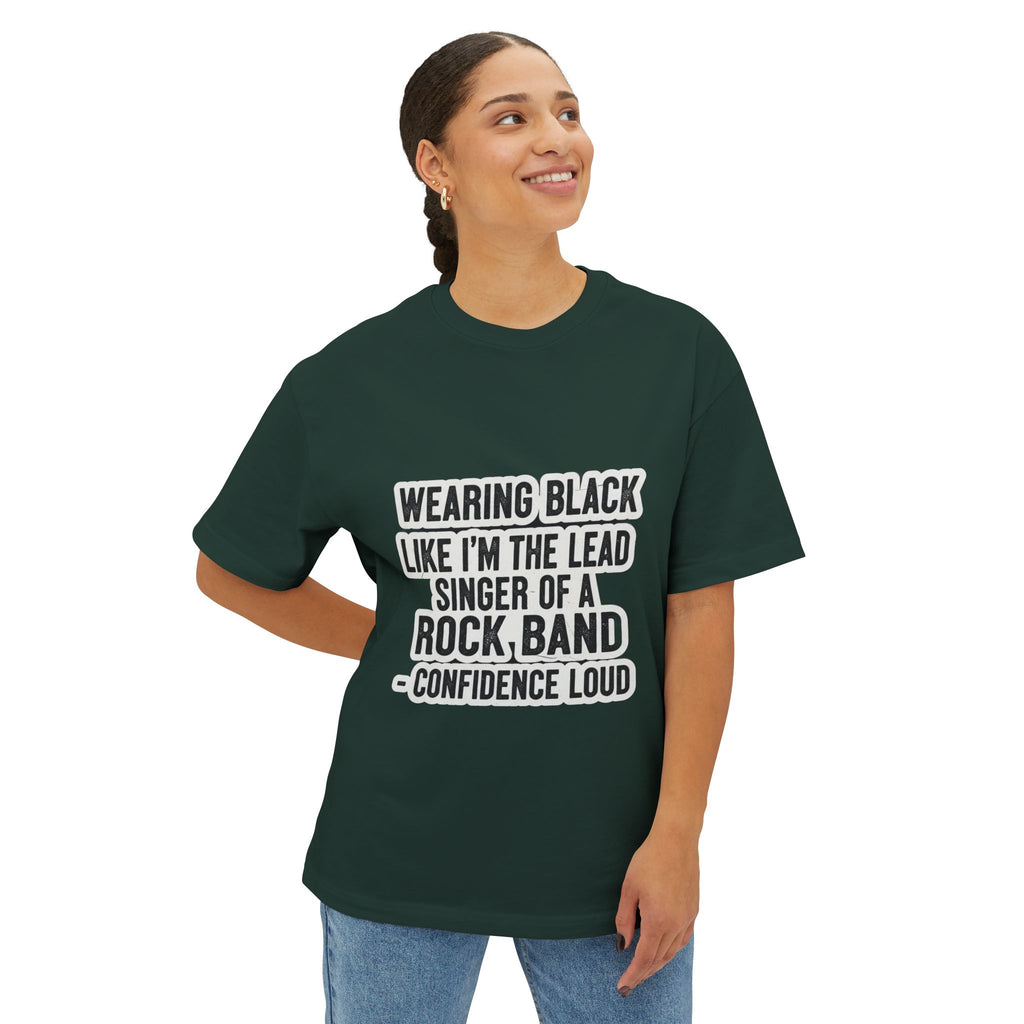 Loud Confidence Rock Band Tee - Bold Style