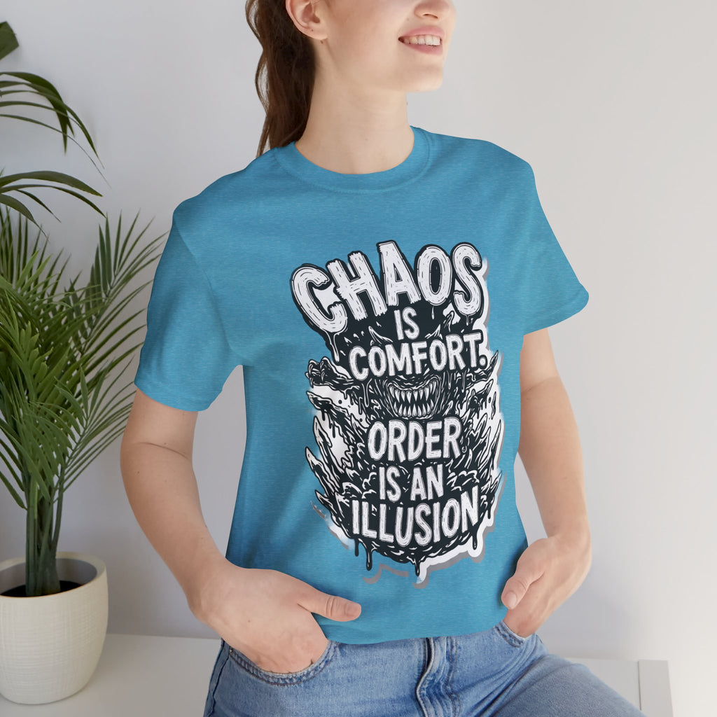 DIY apparel | Chaos Is Comfort Tee — Graphic Quote T-Shirt