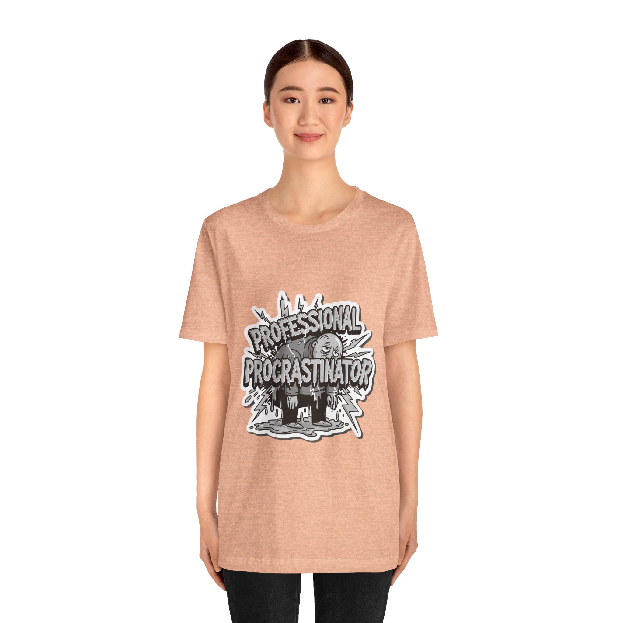 DIY Apparel | Professional Procrastinator T-Shirt — Funny Graphic Tee for Students & Office Workers
