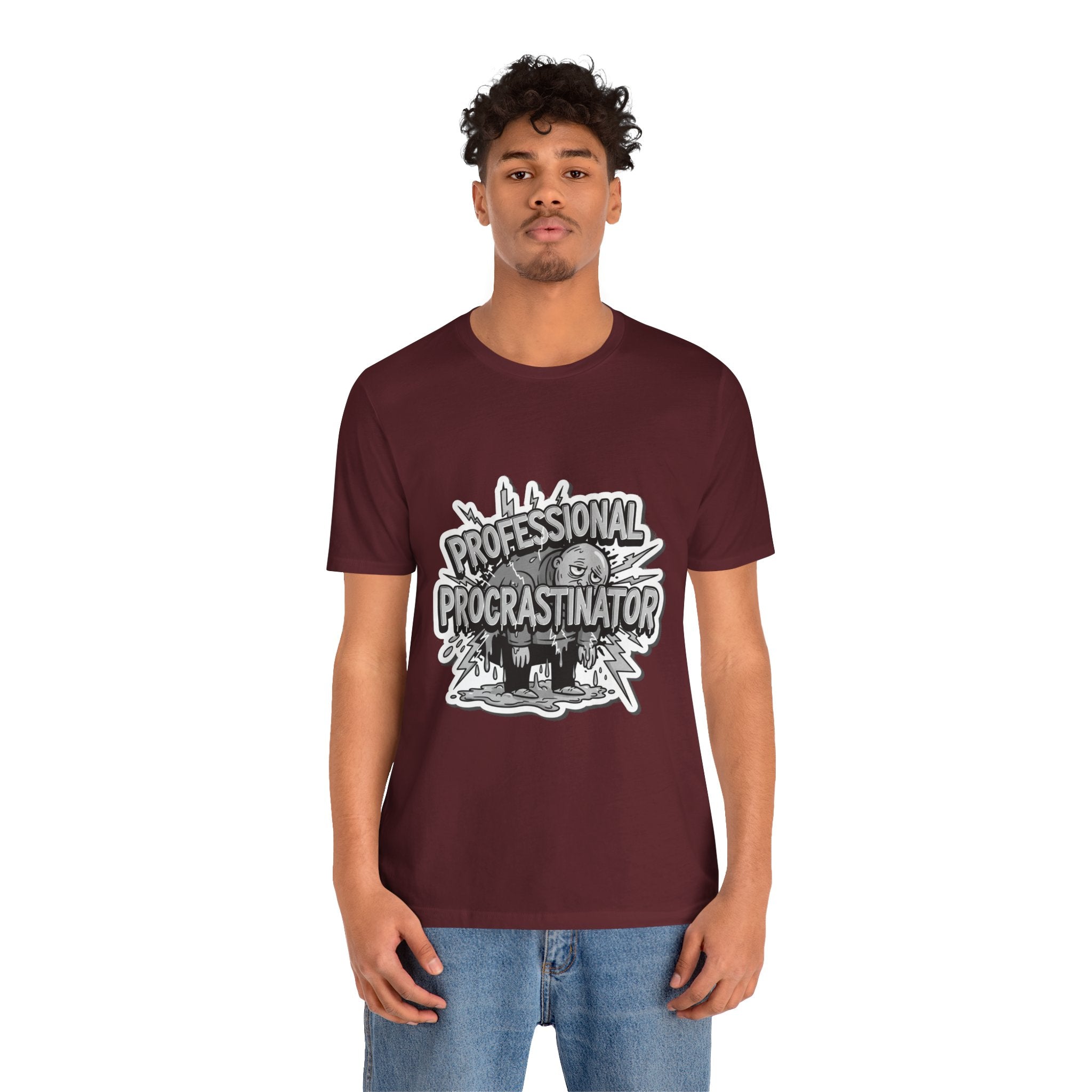 DIY Apparel | Professional Procrastinator T-Shirt — Funny Graphic Tee for Students & Office Workers