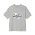 Its Fine Vintage Grunge Tee - Retro Distressed Style