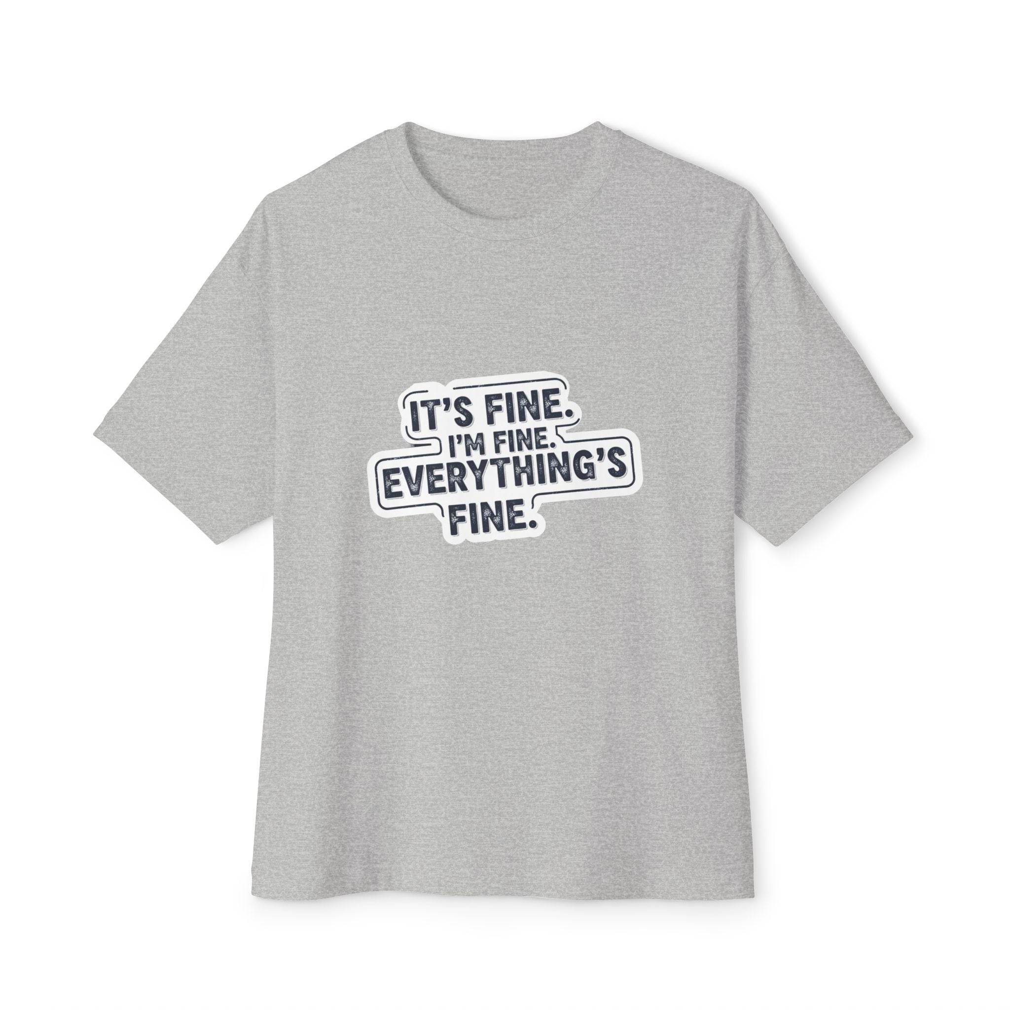 Its Fine Vintage Grunge Tee - Retro Distressed Style