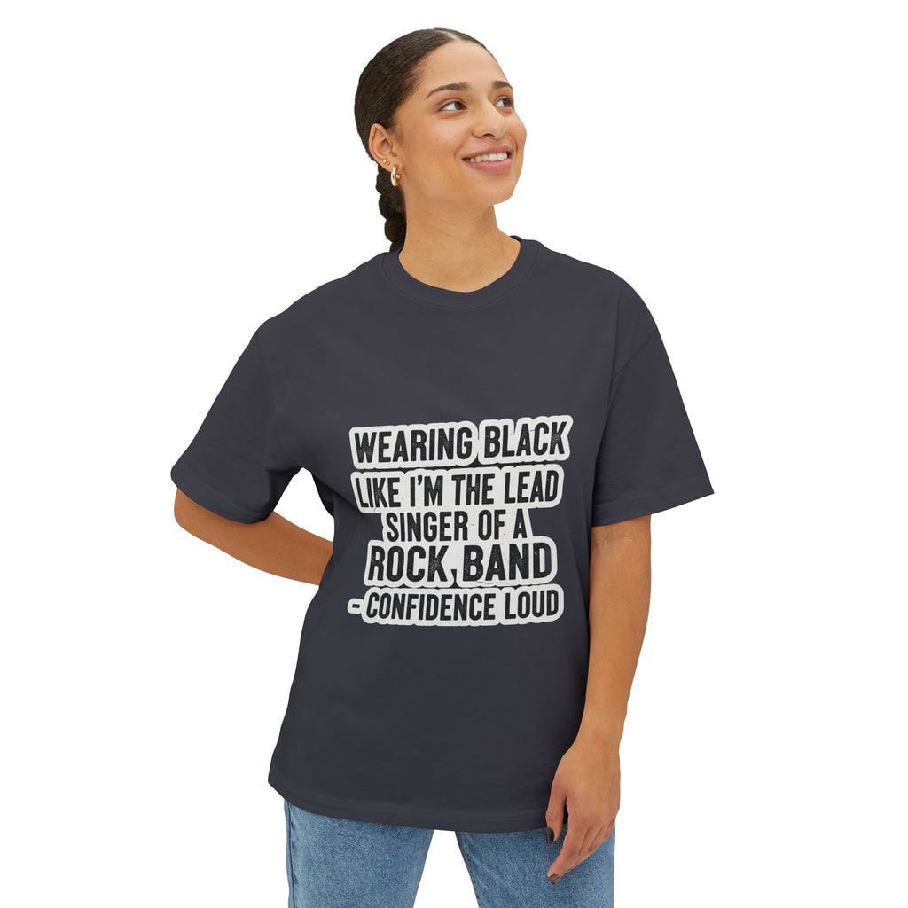 Loud Confidence Rock Band Tee - Bold Style