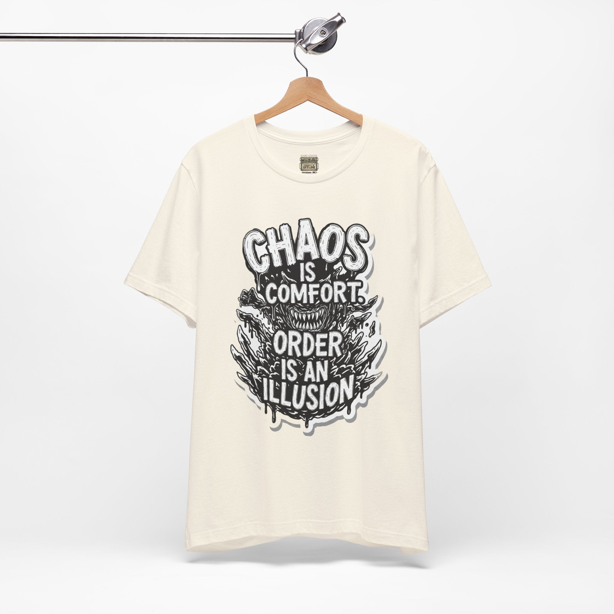 DIY apparel | Chaos Is Comfort Tee — Graphic Quote T-Shirt