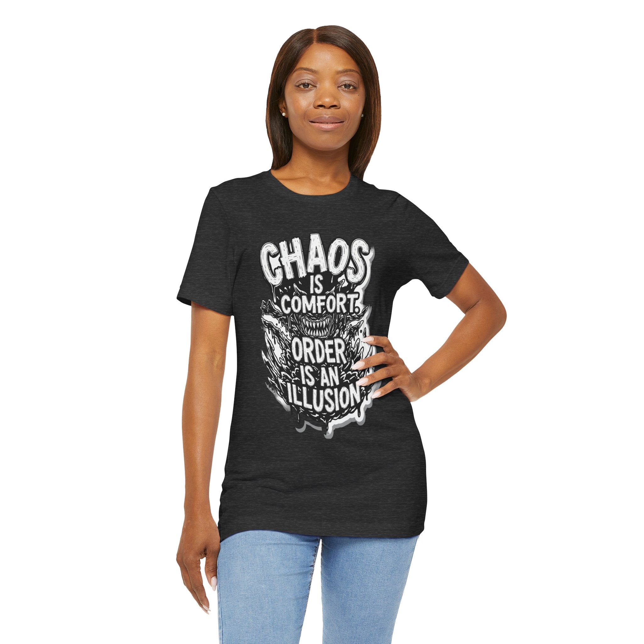 DIY apparel | Chaos Is Comfort Tee — Graphic Quote T-Shirt