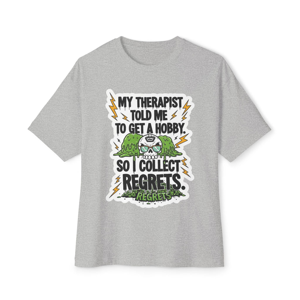 My Therapist Regrets Shirt | Funny Mental Health Tee | Dark Humor Sarcastic Streetwear | Premium Cotton Graphic T-Shirt
