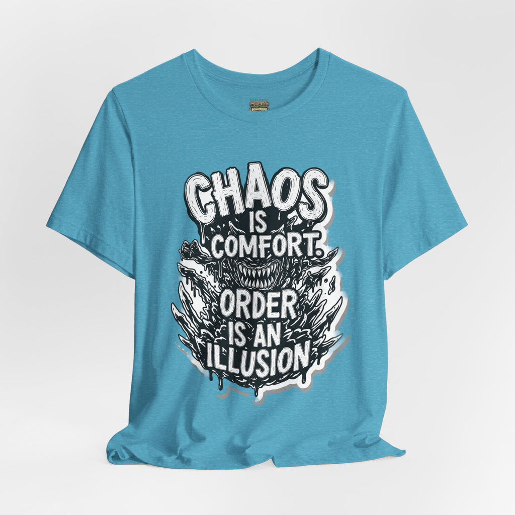 DIY apparel | Chaos Is Comfort Tee — Graphic Quote T-Shirt