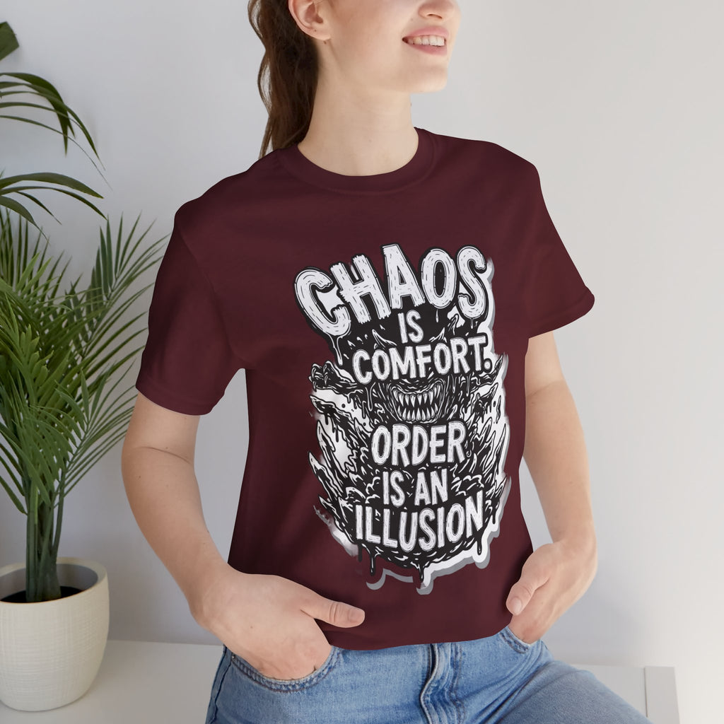 DIY apparel | Chaos Is Comfort Tee — Graphic Quote T-Shirt