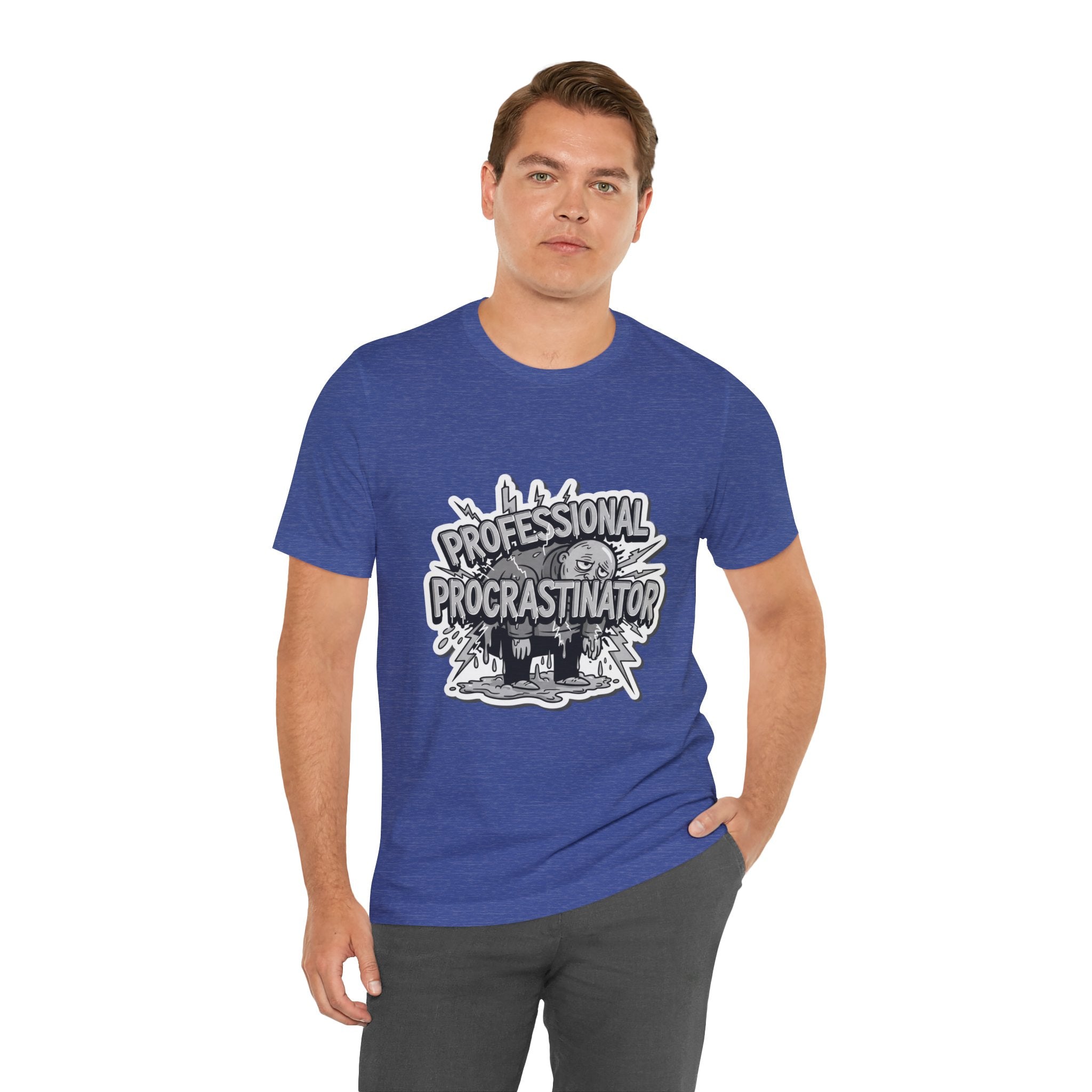 DIY Apparel | Professional Procrastinator T-Shirt — Funny Graphic Tee for Students & Office Workers