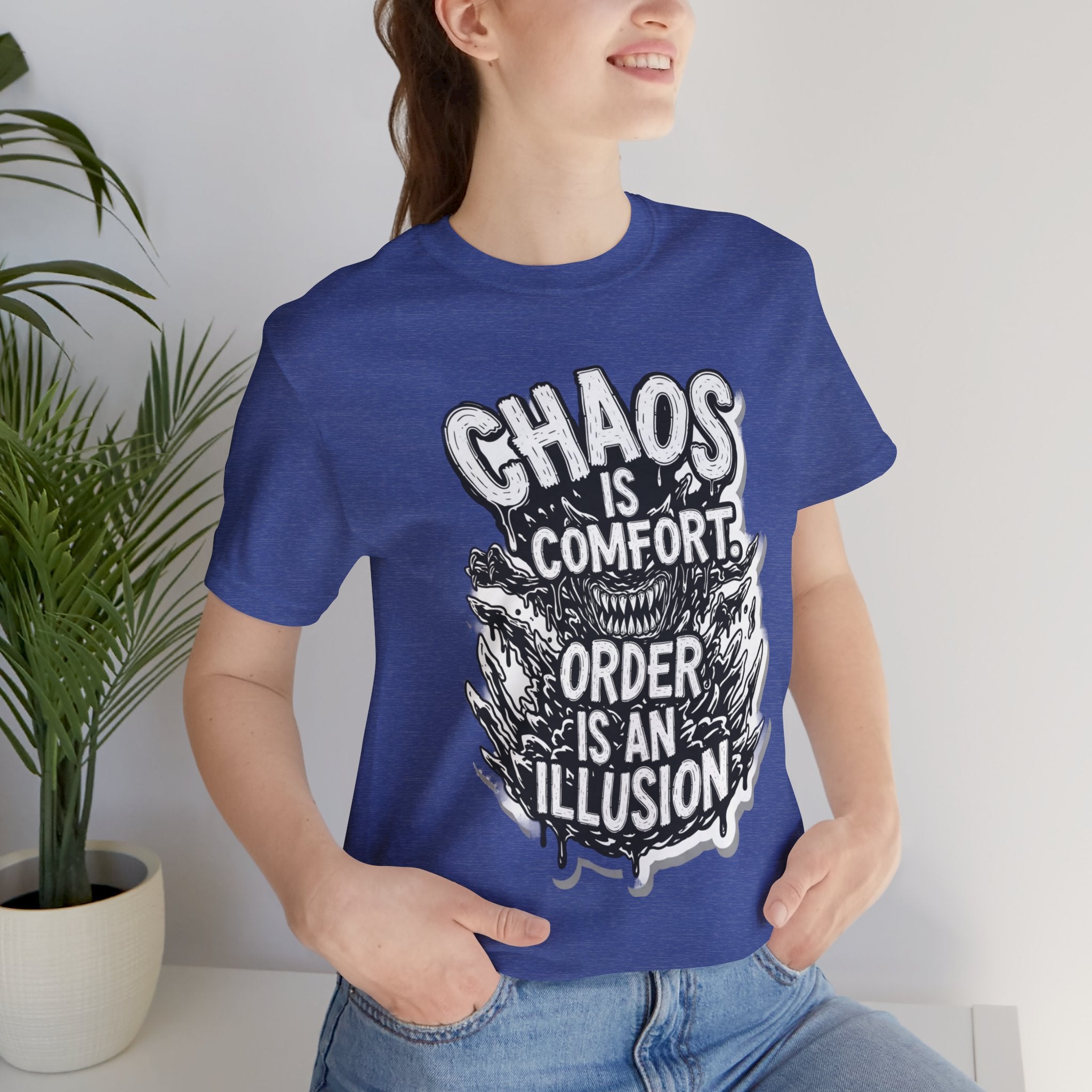 DIY apparel | Chaos Is Comfort Tee — Graphic Quote T-Shirt