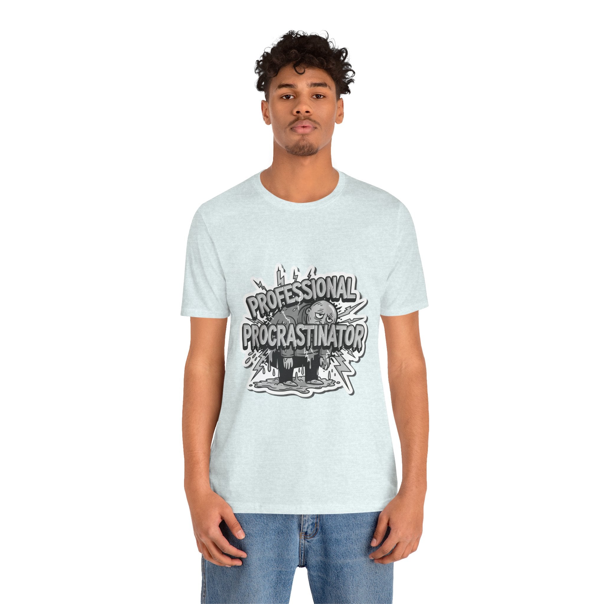 DIY Apparel | Professional Procrastinator T-Shirt — Funny Graphic Tee for Students & Office Workers