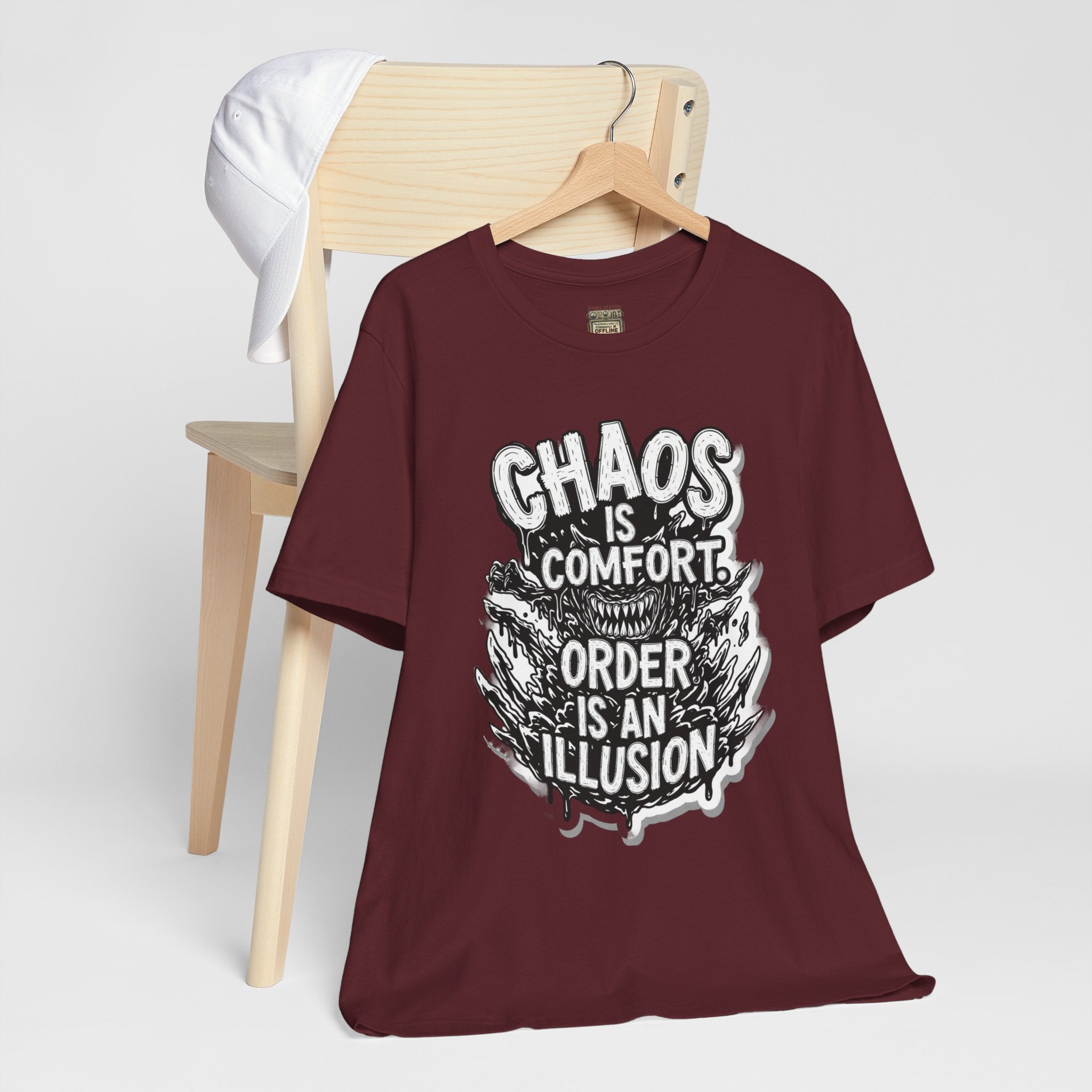 DIY apparel | Chaos Is Comfort Tee — Graphic Quote T-Shirt