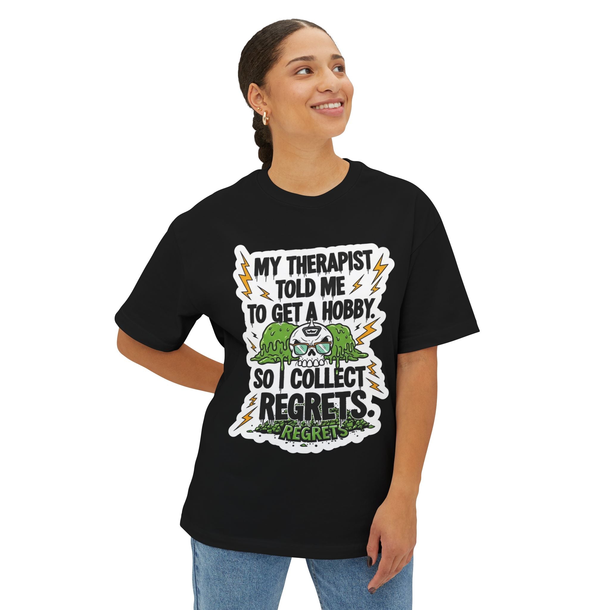 My Therapist Regrets Shirt | Funny Mental Health Tee | Dark Humor Sarcastic Streetwear | Premium Cotton Graphic T-Shirt