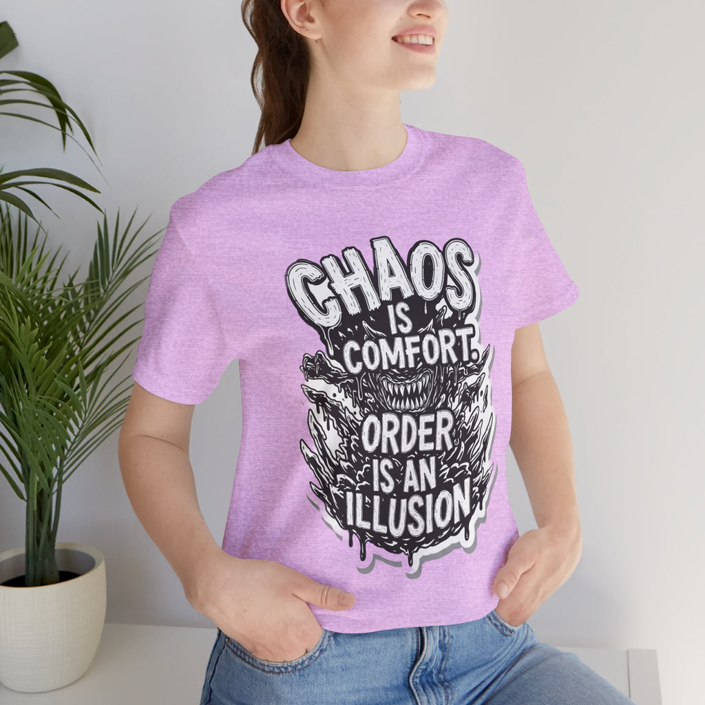 DIY apparel | Chaos Is Comfort Tee — Graphic Quote T-Shirt