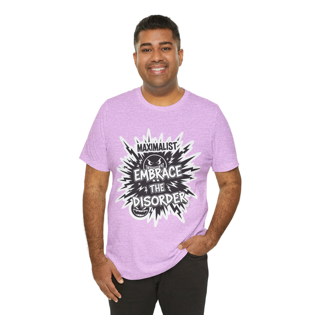 DIY Apparel | Embrace the Disorder T‑Shirt — Bold Maximalist Graphic Tee