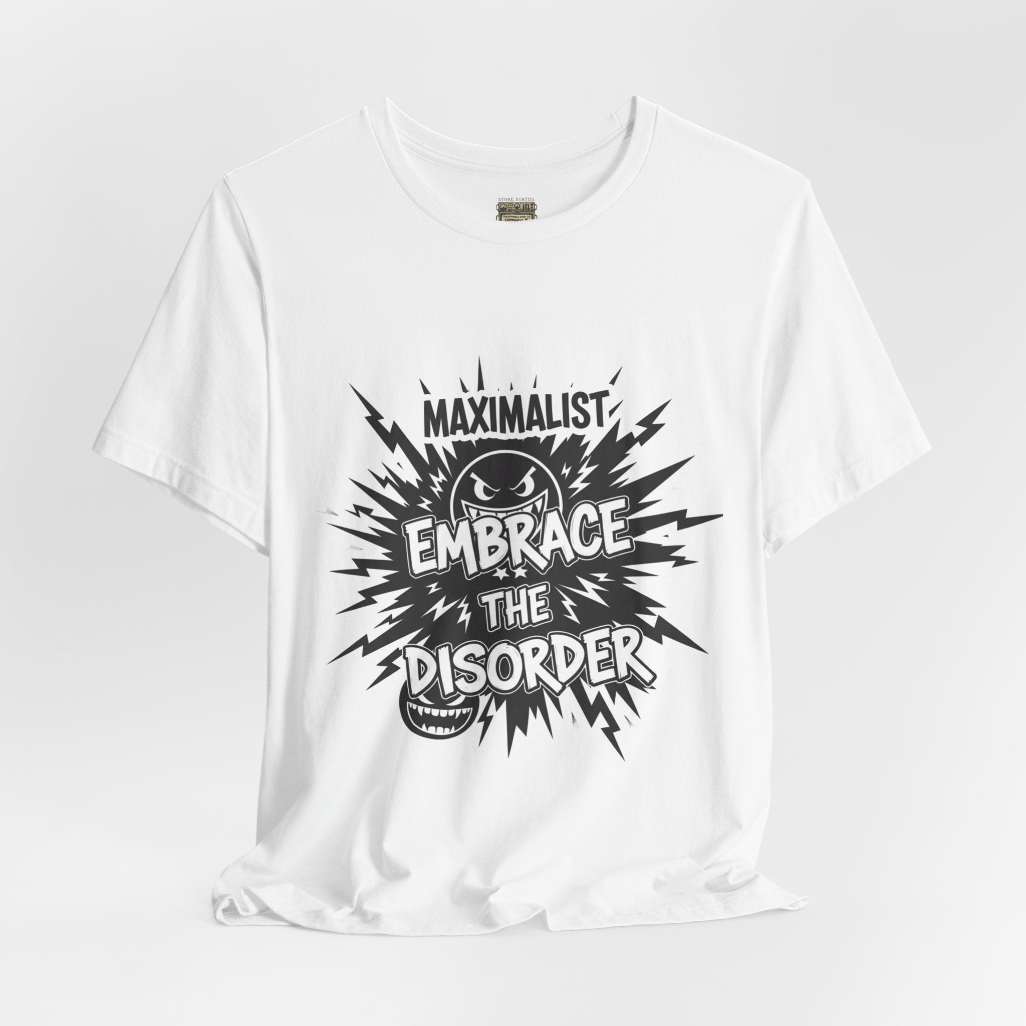 DIY Apparel | Embrace the Disorder T‑Shirt — Bold Maximalist Graphic Tee