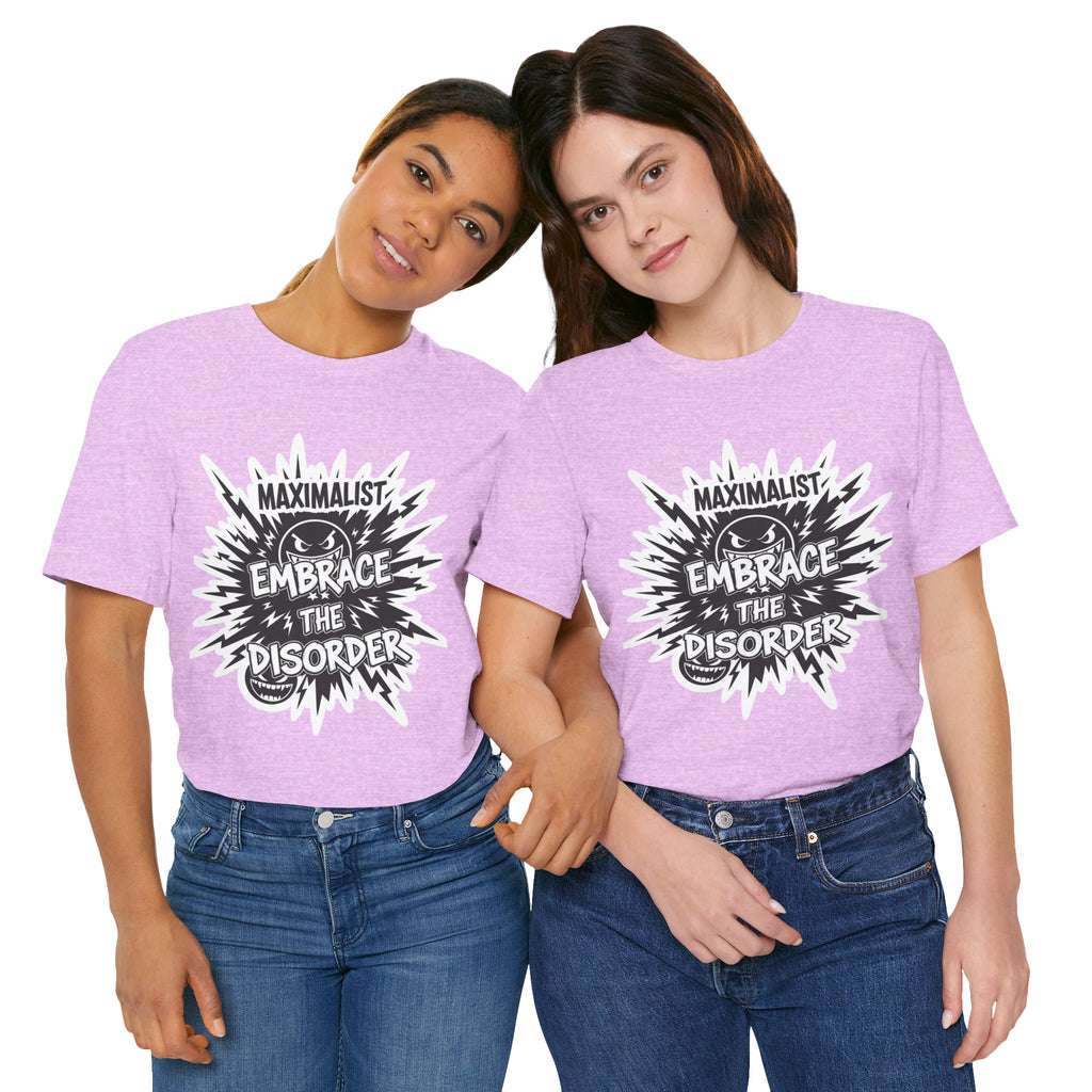 DIY Apparel | Embrace the Disorder T‑Shirt — Bold Maximalist Graphic Tee