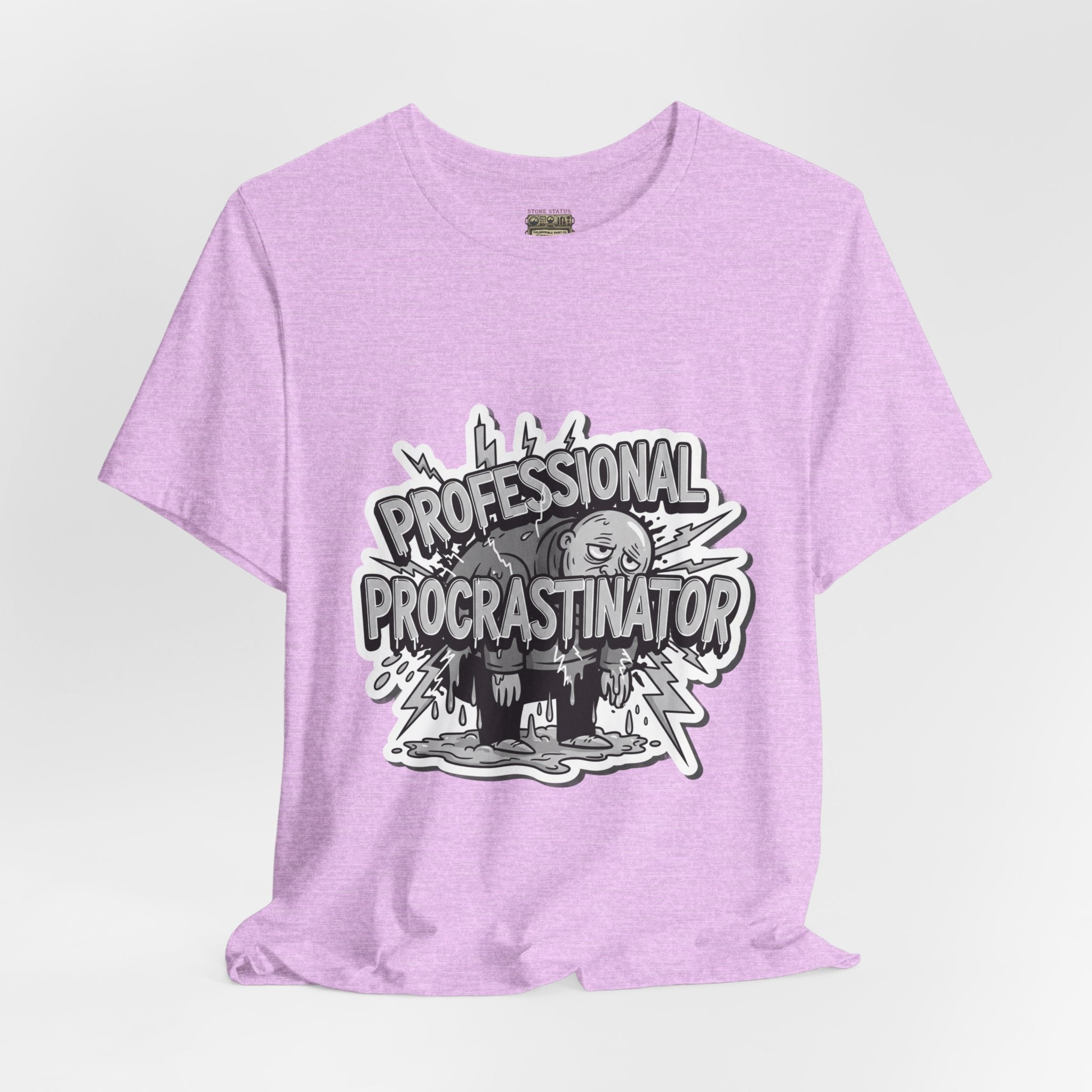 DIY Apparel | Professional Procrastinator T-Shirt — Funny Graphic Tee for Students & Office Workers