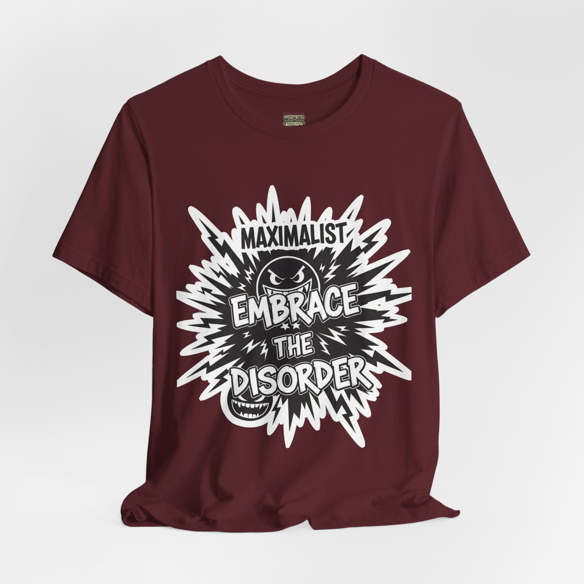 DIY Apparel | Embrace the Disorder T‑Shirt — Bold Maximalist Graphic Tee