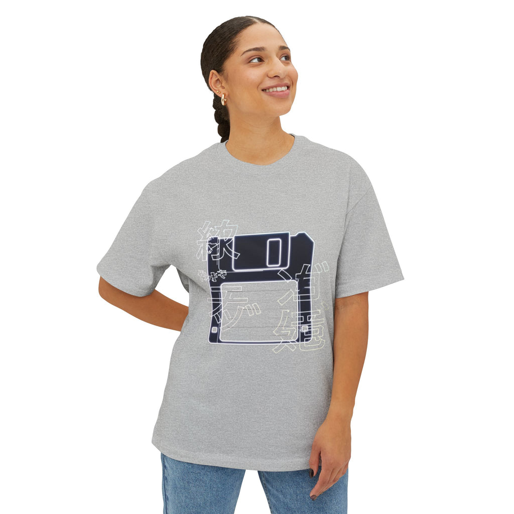 Cyberpunk Floppy Disk Kanji Gradient Tee