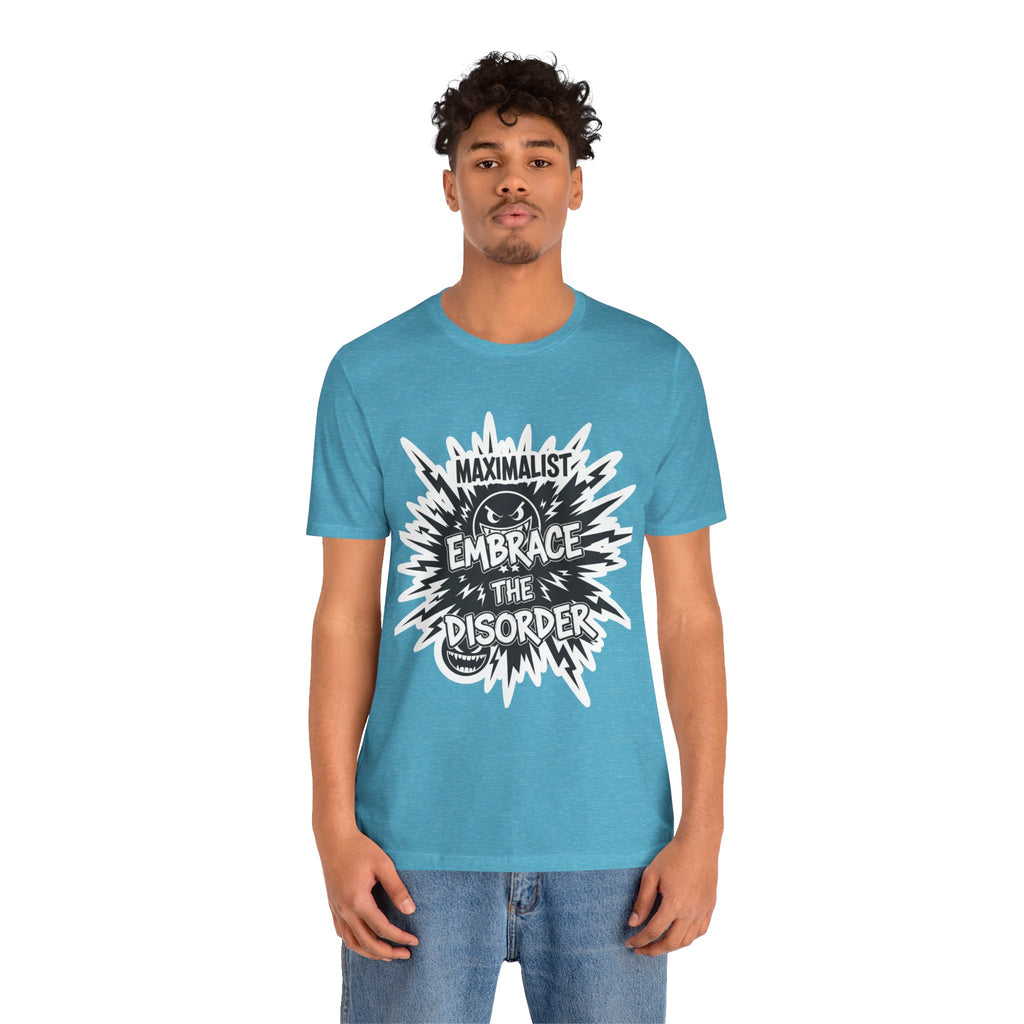 DIY Apparel | Embrace the Disorder T‑Shirt — Bold Maximalist Graphic Tee