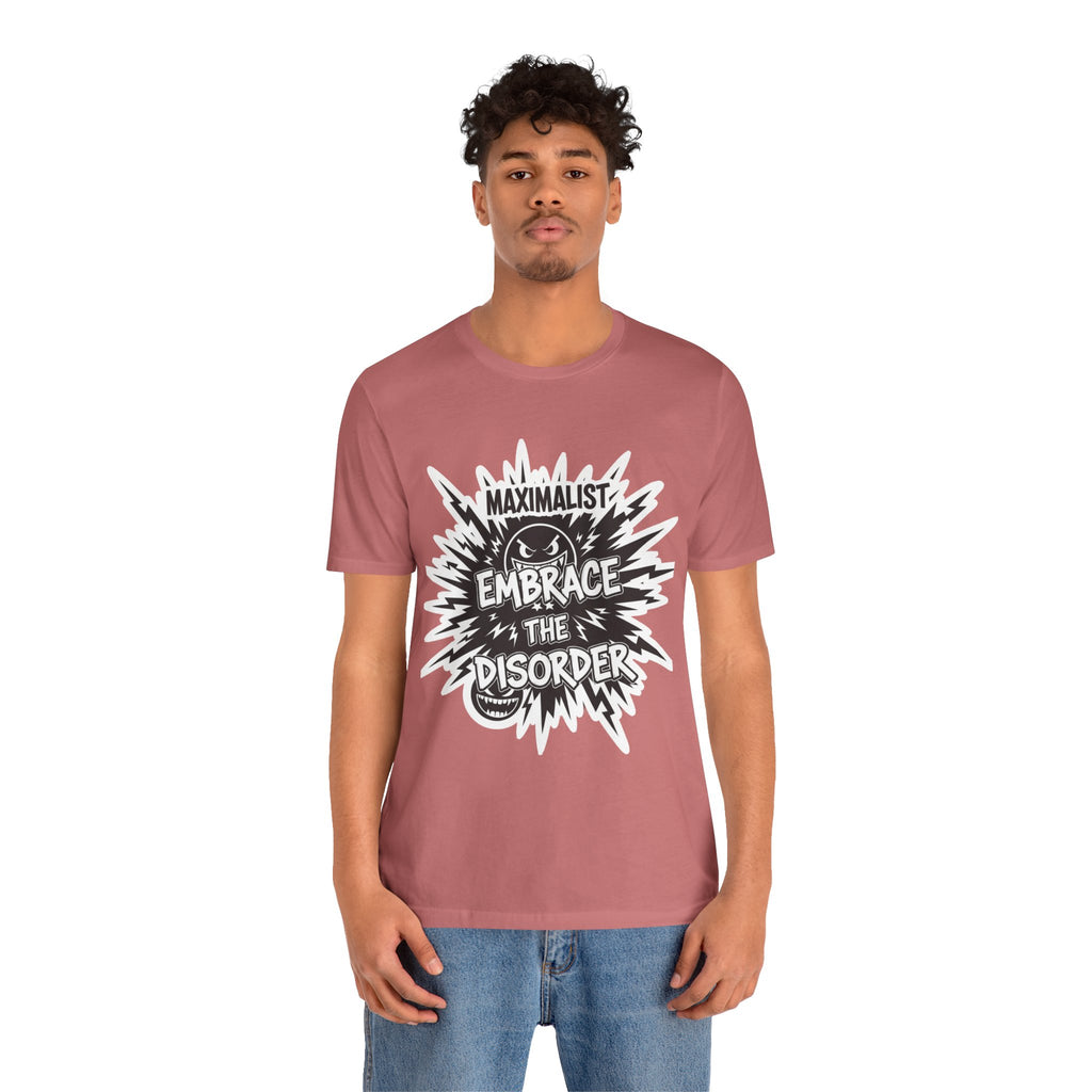 DIY Apparel | Embrace the Disorder T‑Shirt — Bold Maximalist Graphic Tee