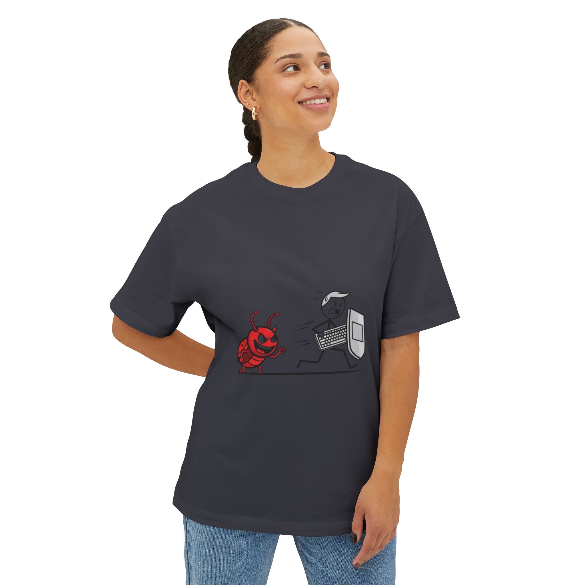 Debugger Bug Chase: Code Fixer's Essential Tee