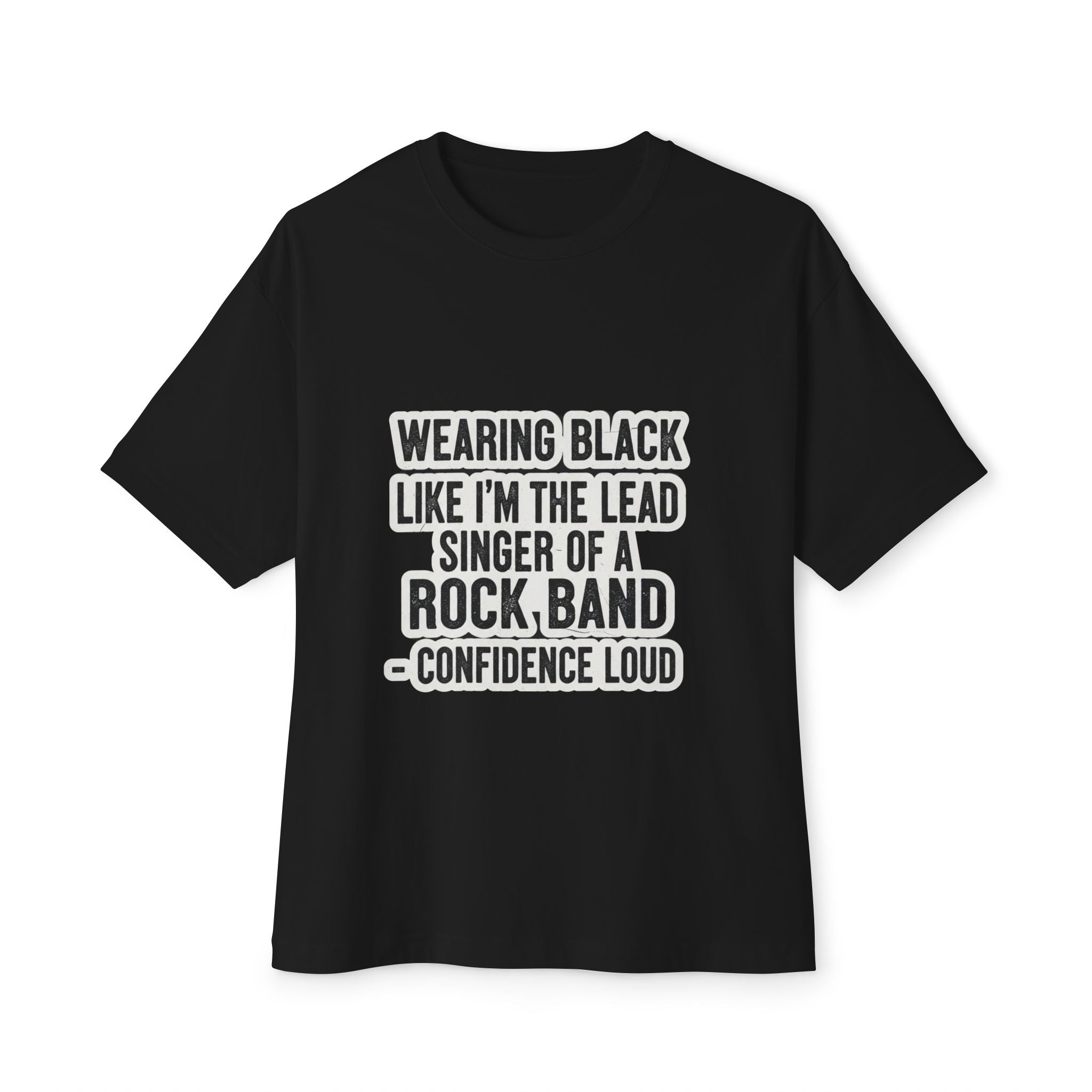 Loud Confidence Rock Band Tee - Bold Style