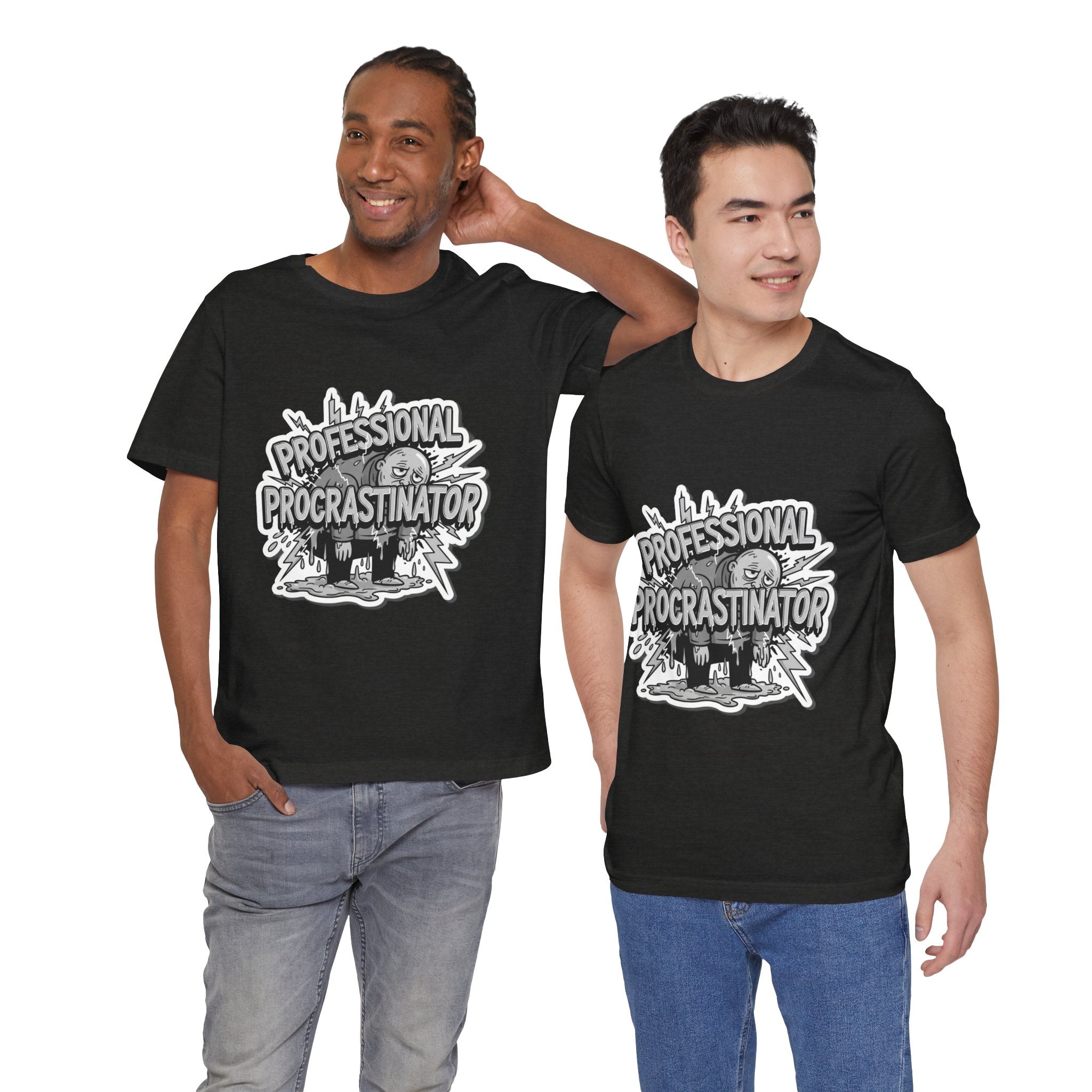 DIY Apparel | Professional Procrastinator T-Shirt — Funny Graphic Tee for Students & Office Workers